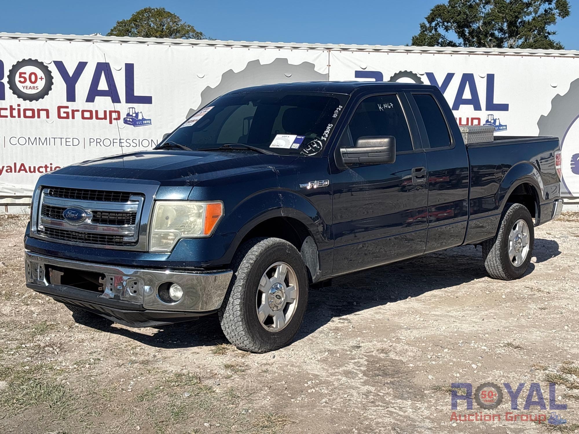 Year: 2014 Make: Ford Model: F-150 Vehicle Type: Pickup Truck Mileage: 228582 Plate: Body Type: 4 (A55852)