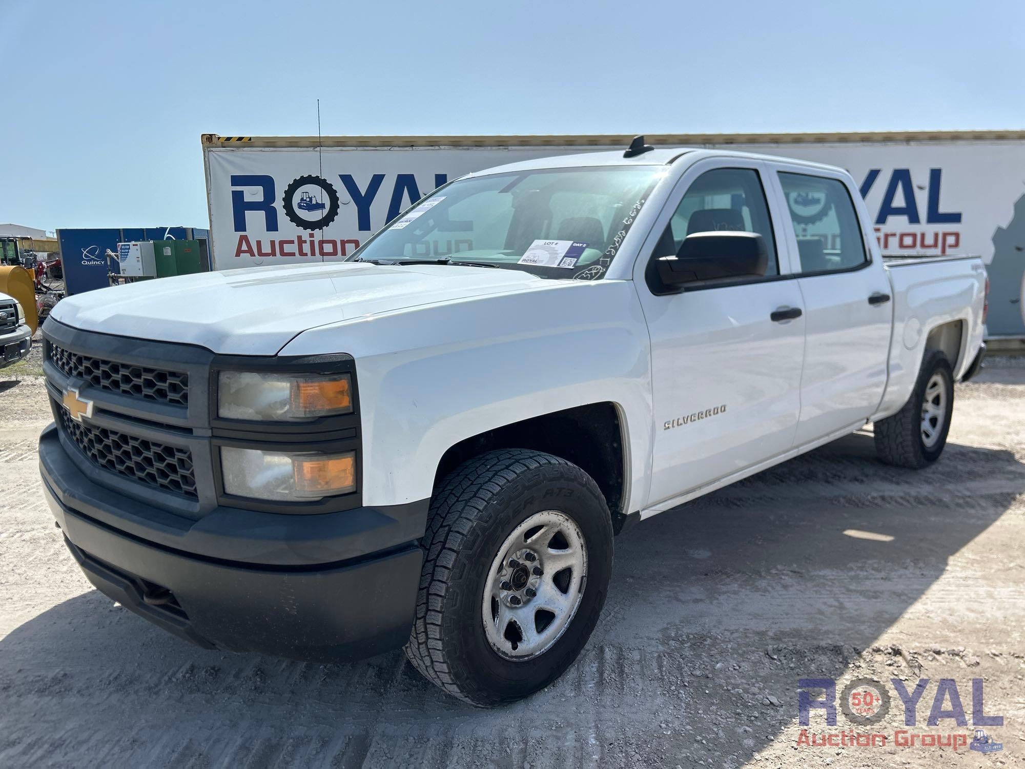 2015 Chevrolet Silverado 1500 4x4 Crew Cab Pickup Truck (A50323)
