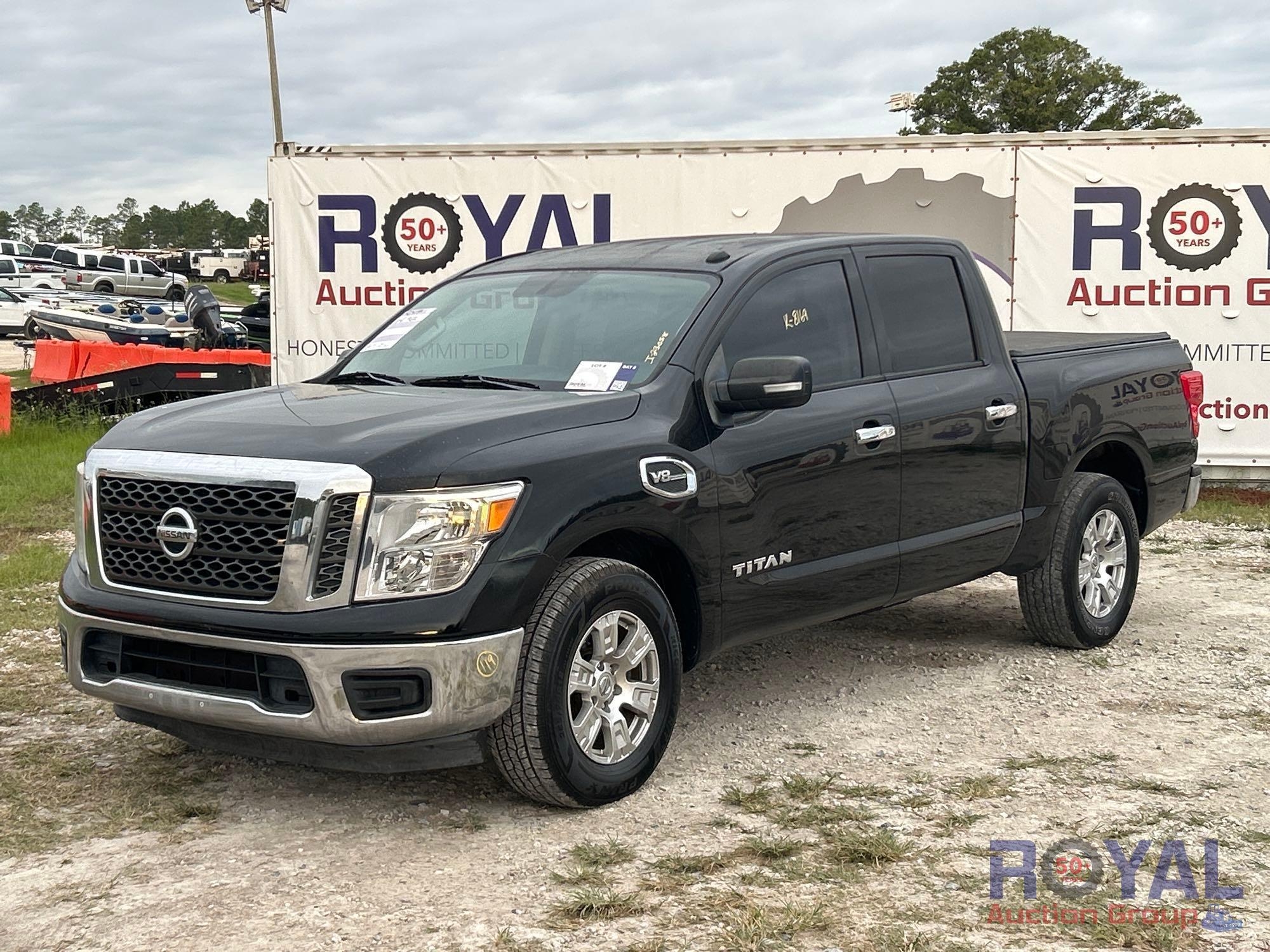 2017 Nissan Titan Crew Cab Pickup Truck (A51692)