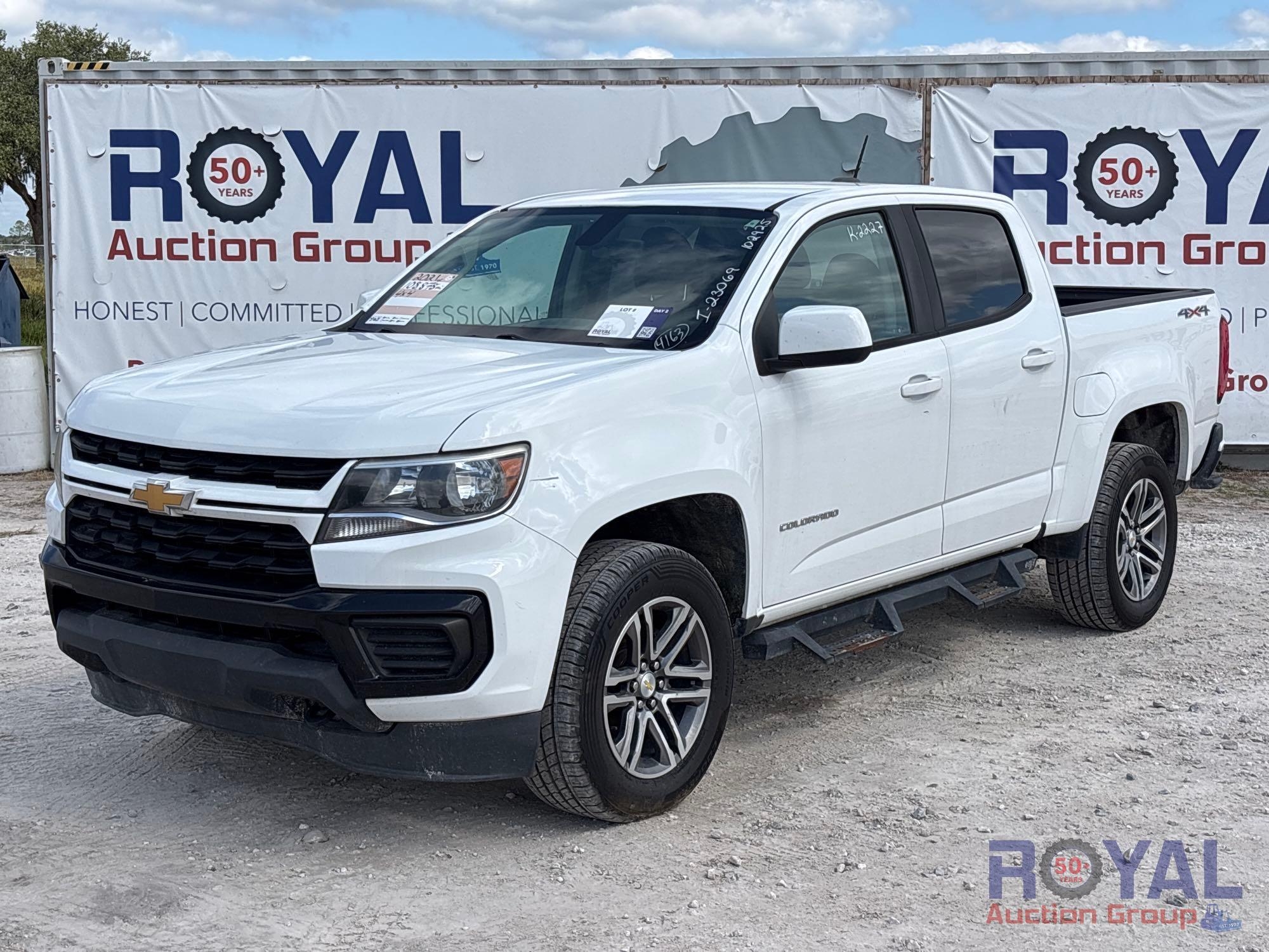 2021 Chevrolet Colorado Crew Cab 4WD Pickup Truck (A55852)