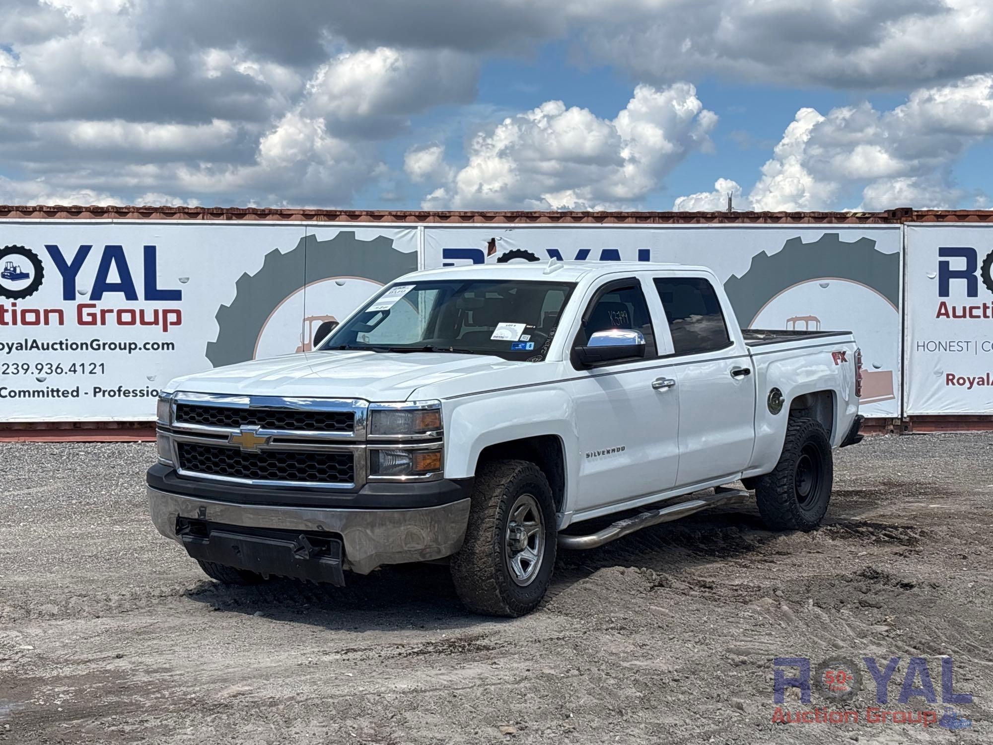 2015 Chevrolet Silverado 1500 4x4 Crew Cab Pickup Truck (A53422)