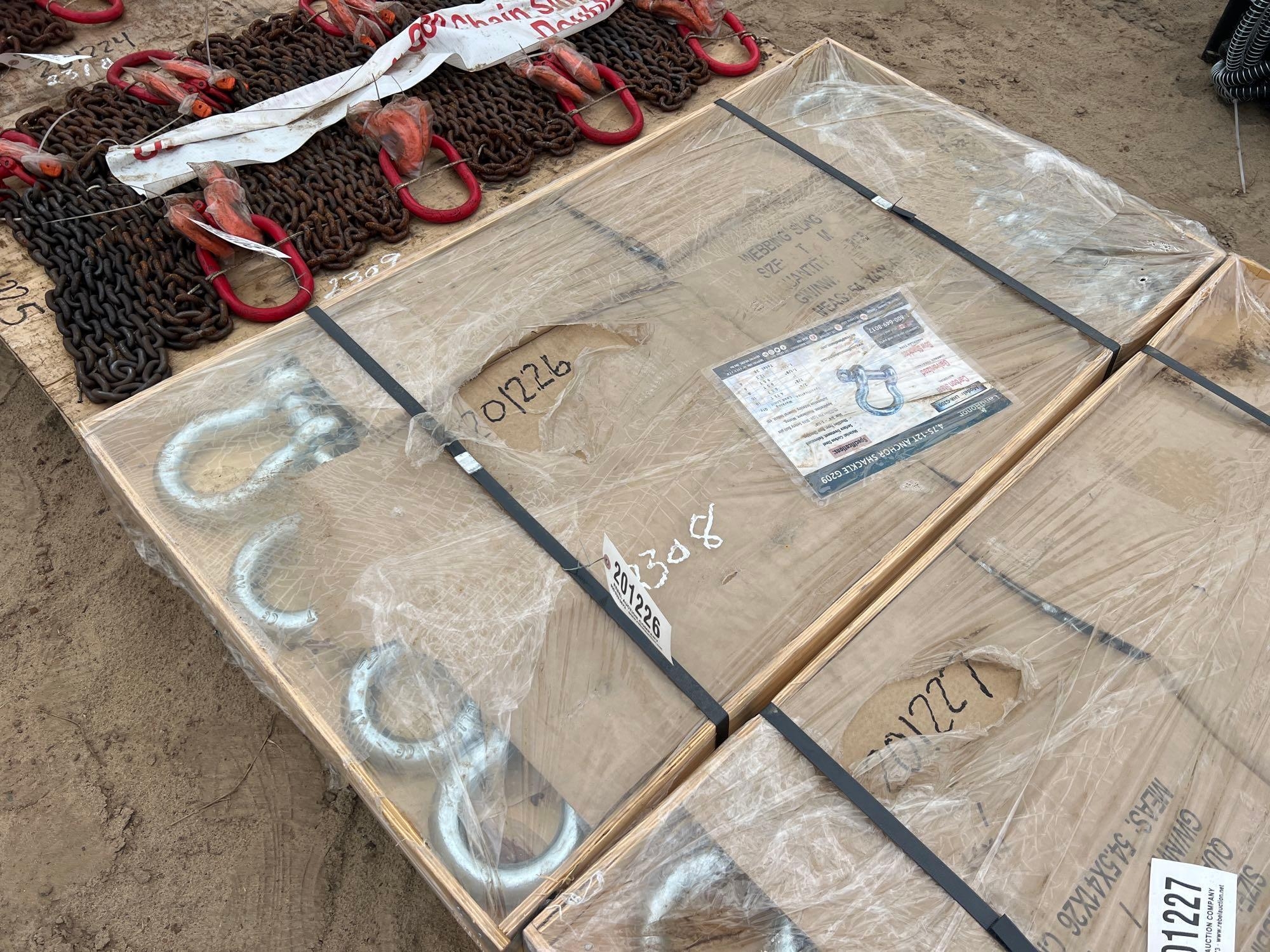 UNUSED LANDHONOR LHR-G209 ANCHOR SHACKLES (A54757)