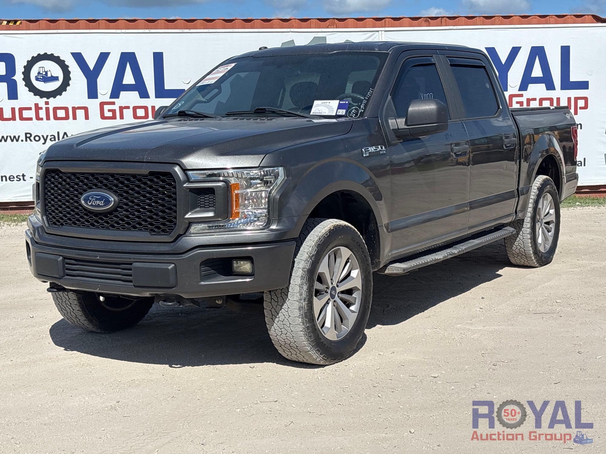 2018 Ford F-150 4x4 Crew Cab Pickup Truck (A50323)