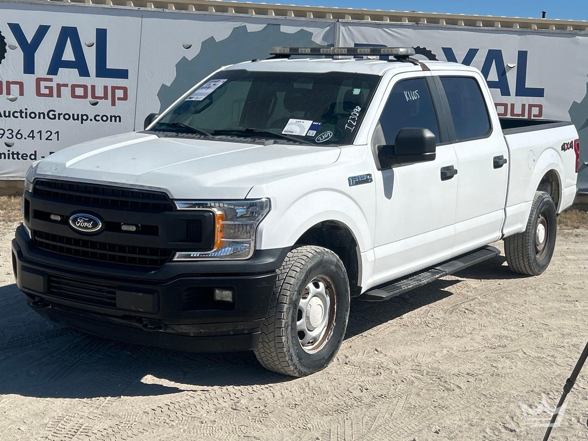 2018 Ford F-150 4x4 Crew Cab Pickup Truck (A56858)