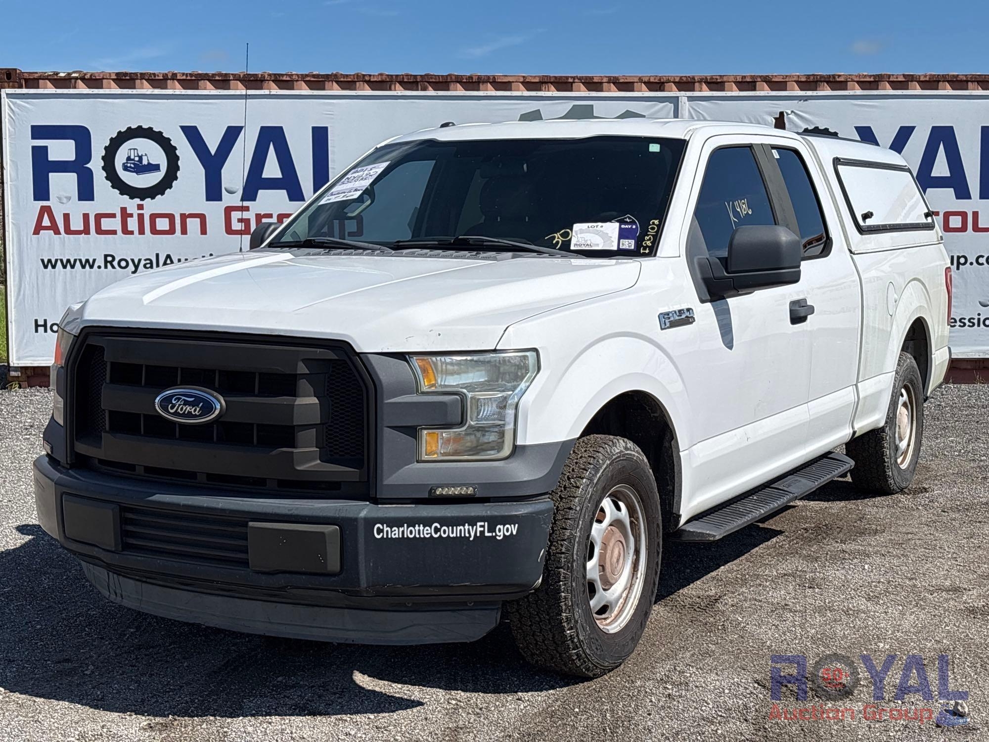 Year: 2015 Make: Ford Model: F-150 Vehicle Type: Pickup Truck Mileage: 144272.8 Plate: Body Type: 4 (A53422)