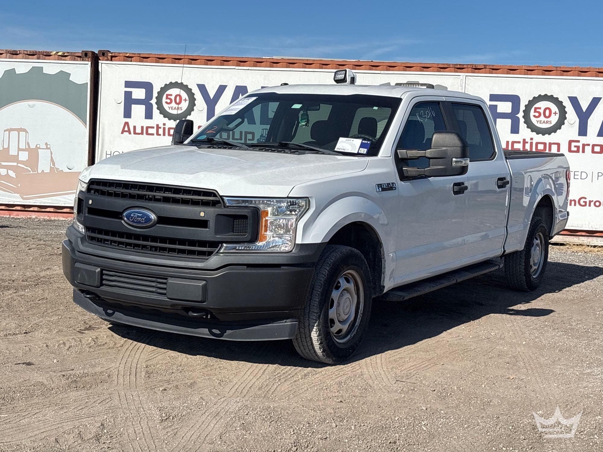Year: 2018 Make: Ford Model: F-150 Vehicle Type: Pickup Truck Mileage: 67,012 Plate: Body Type: 4 (A56858)