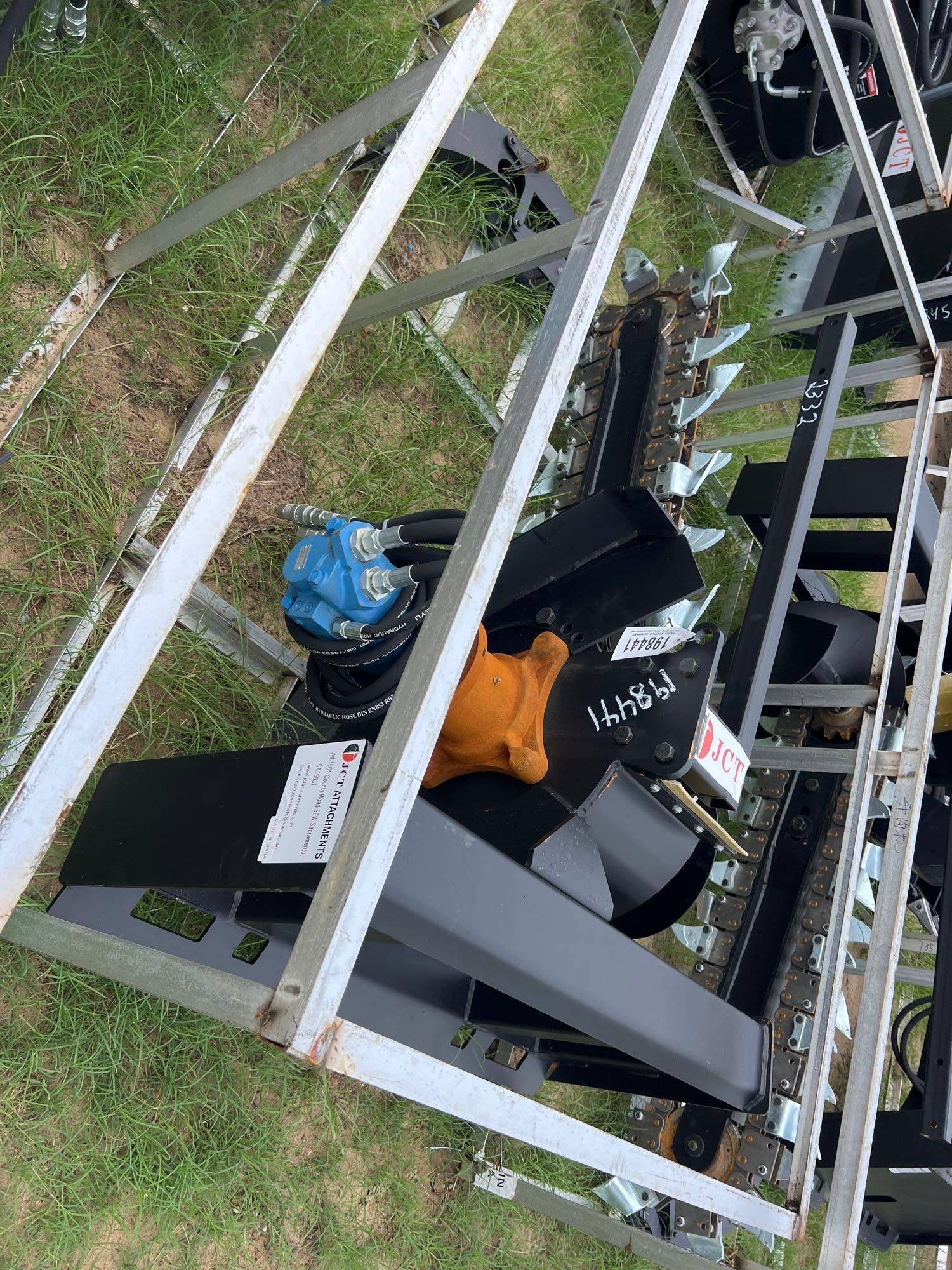UNUSED JCT SKID STEER QUICK ATTACH TRENCHER (A51244)