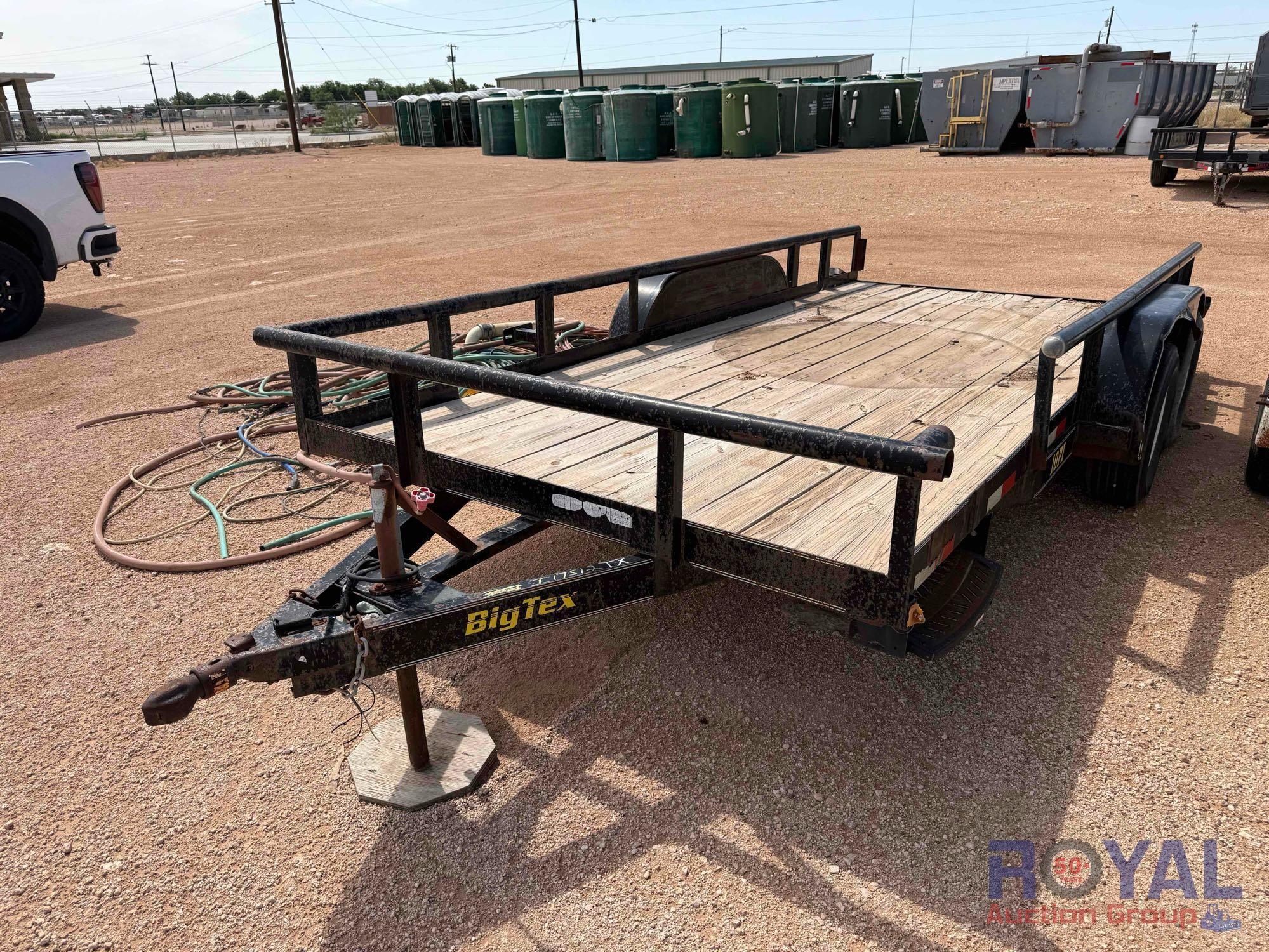 2003 Big Tex 10PI 16ft. T/A Pipe Top Utility Trailer (A45336)
