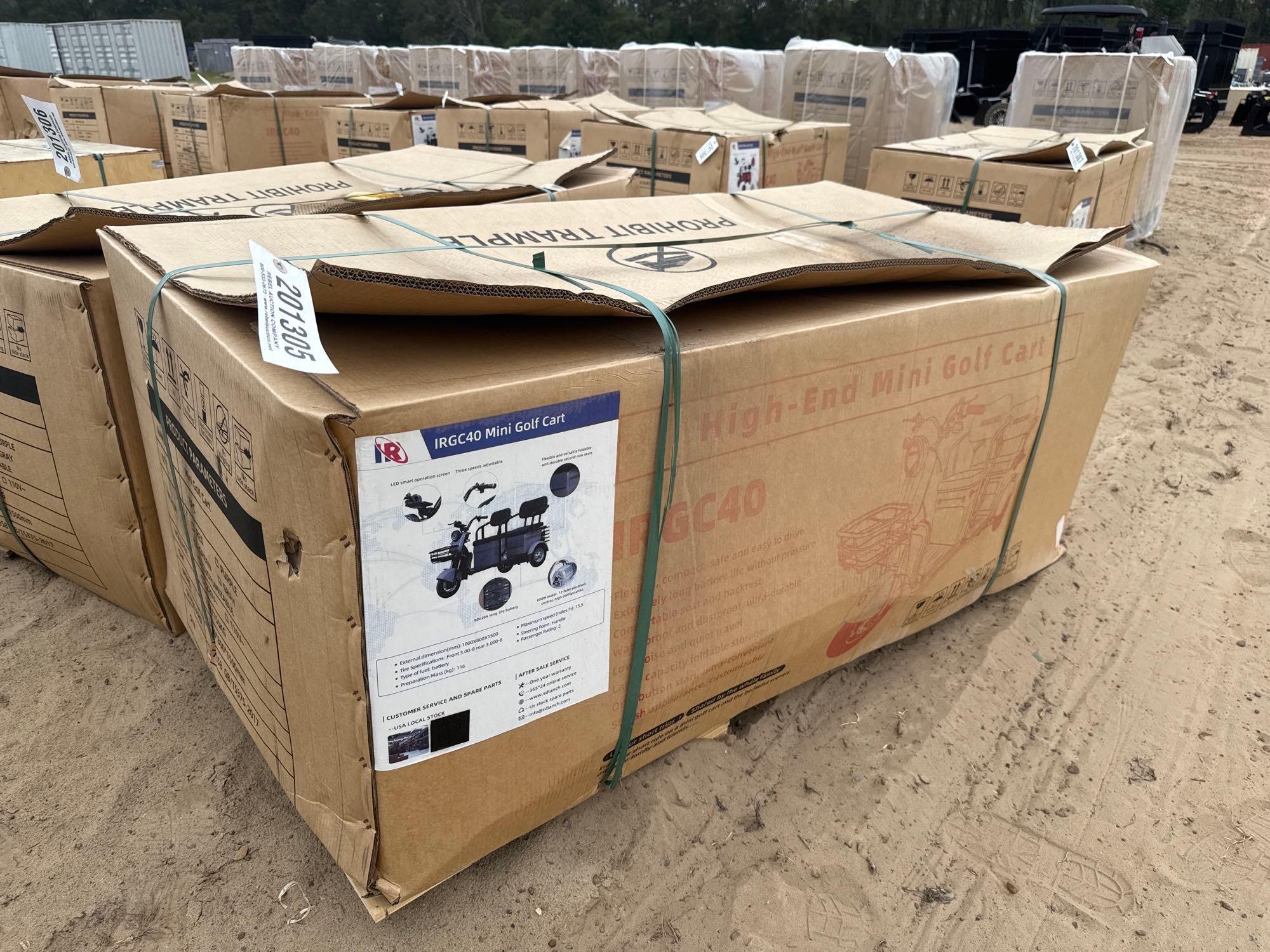 UNUSED IRANCH IRGC40 HIGH END MINI GOLFCART (A54757)