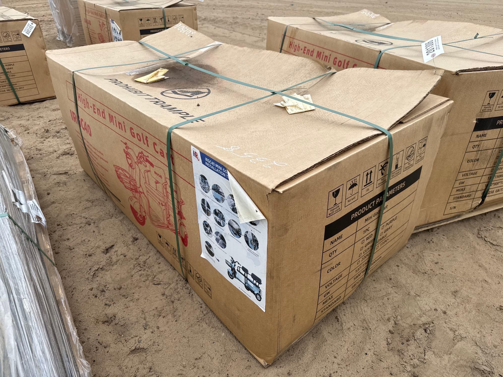 UNUSED IRANCH IRGC40 HIGH END MINI GOLFCART (A54757)