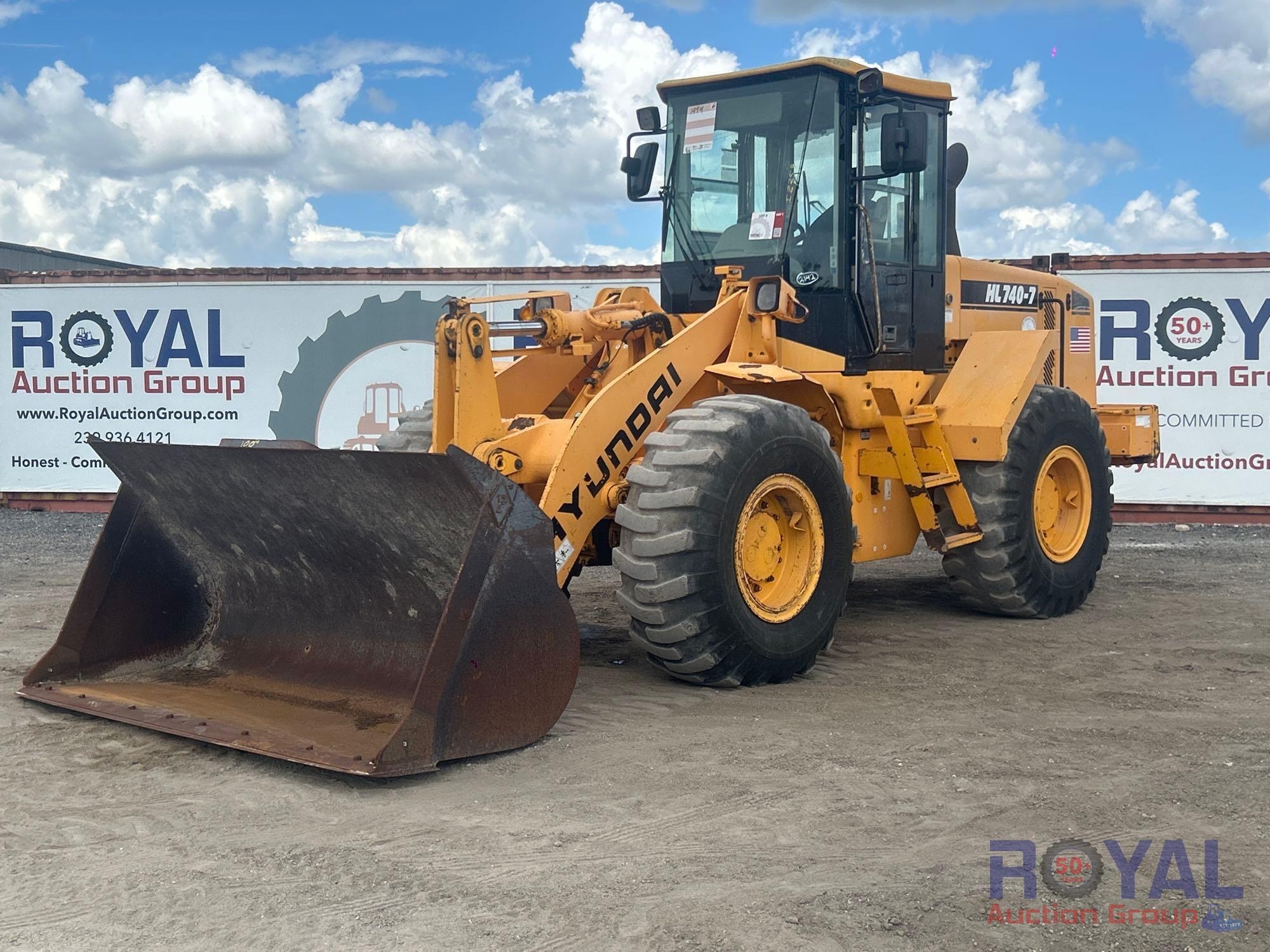 Hyundai HL740-7 Articulated Wheel Loader (A55787)