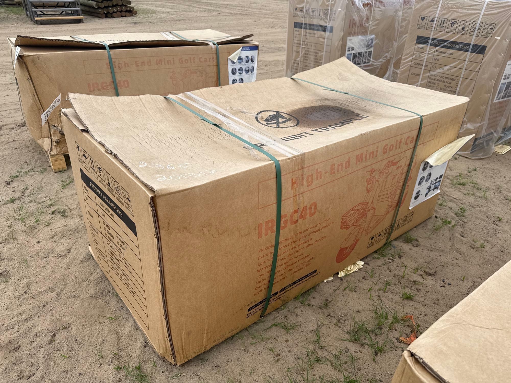 UNUSED IRANCH IRGC40 HIGH END MINI GOLFCART (A54757)