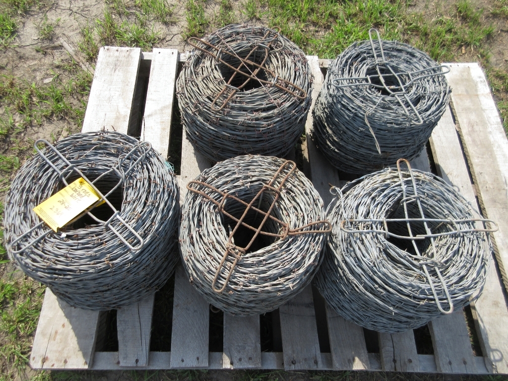 (5) Rolls of Barb Wire (A50515)