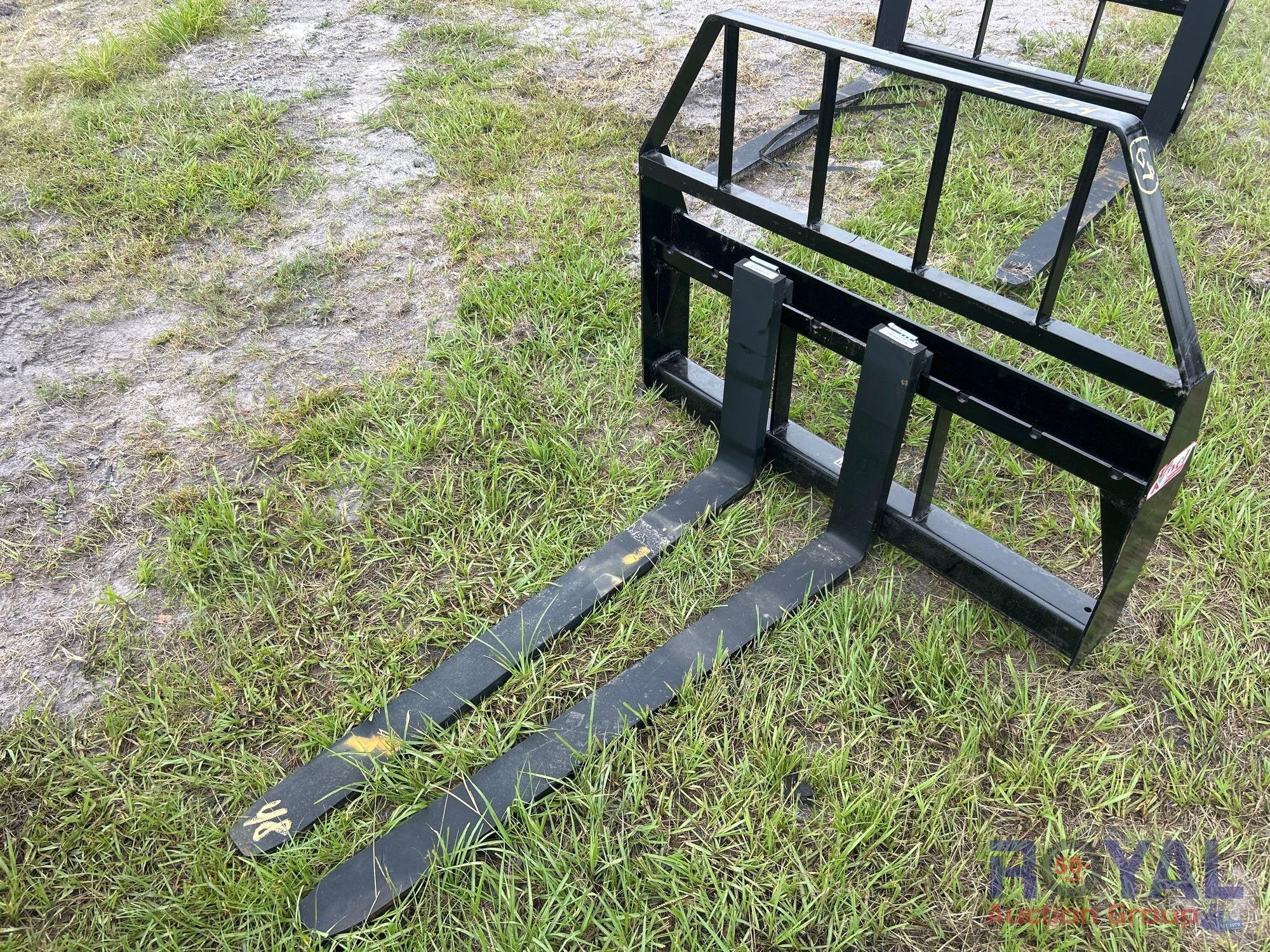 2025 Kivel 48in Forks and Frame Skid Steer Attachment (A51691)