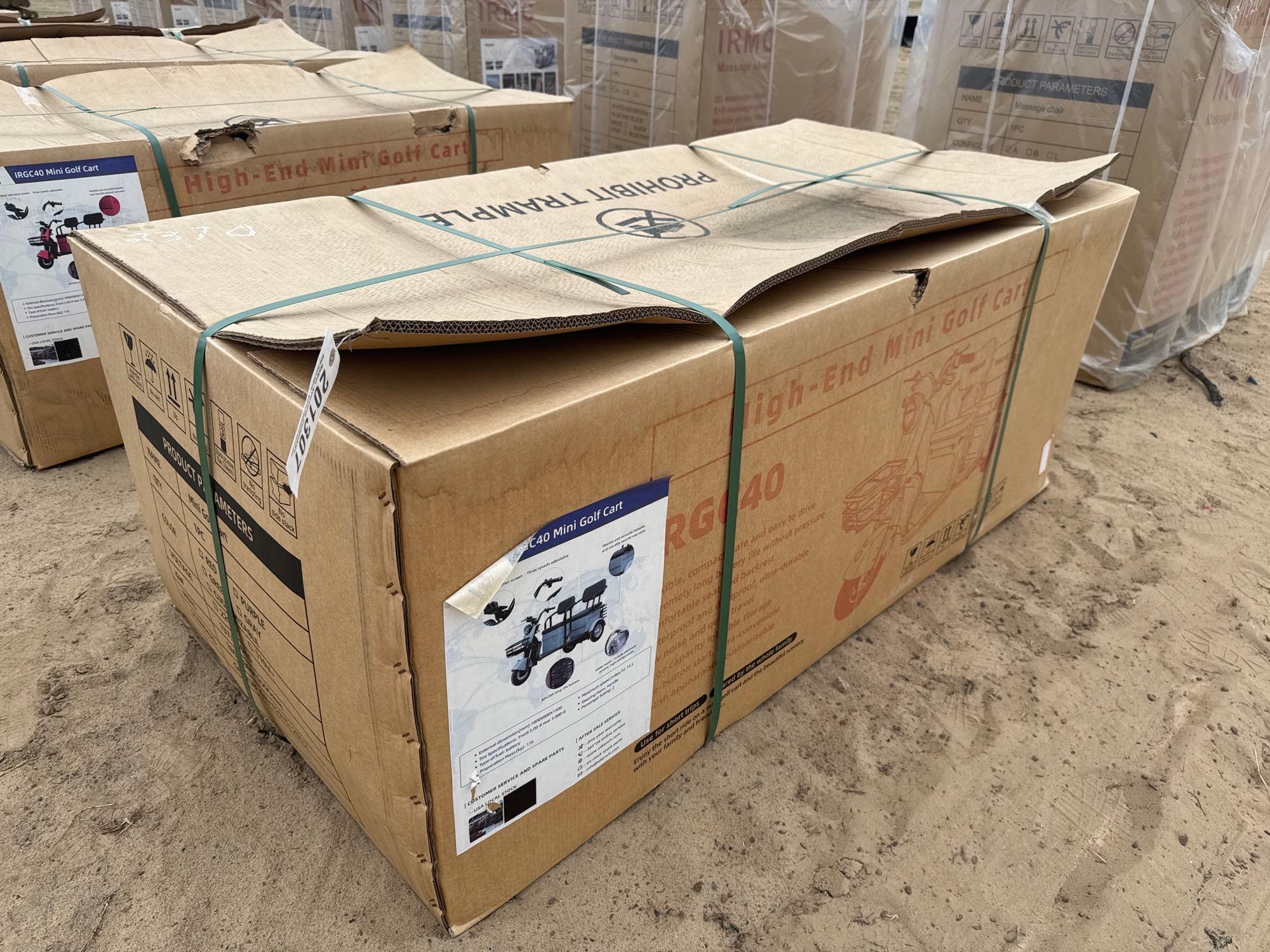 UNUSED IRANCH IRGC40 HIGH END MINI GOLFCART (A54757)