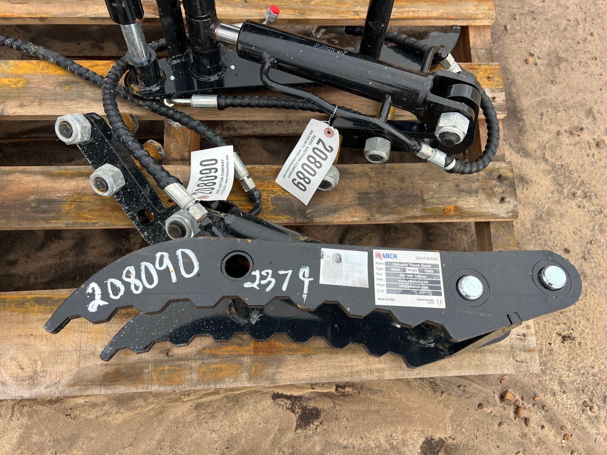 UNUSED IRANCH IREA5 HYD THUMB CLAMP (A58376)