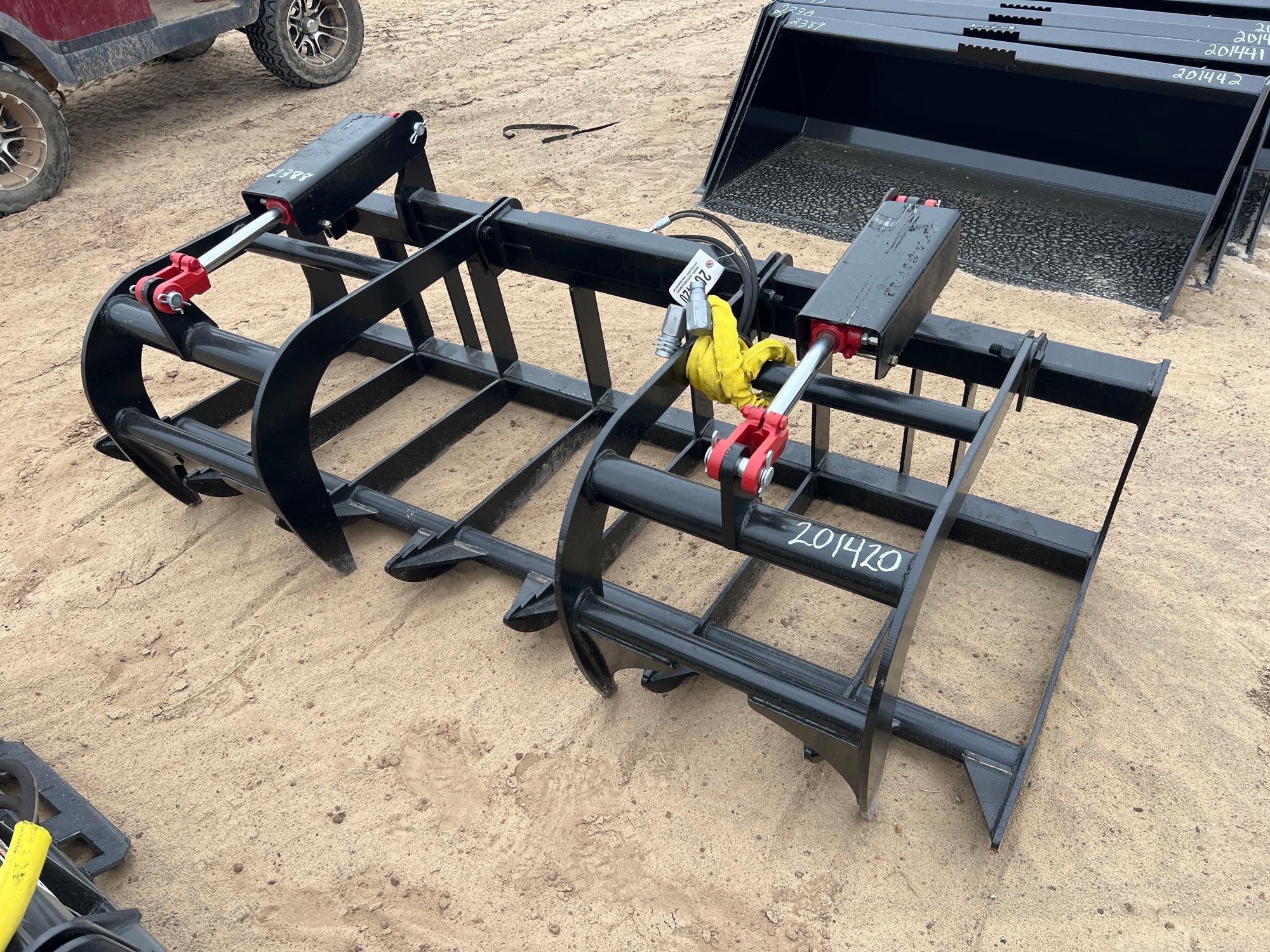 UNUSED 78" HYD ROCK GRAPPLE BUCKET (A54757)