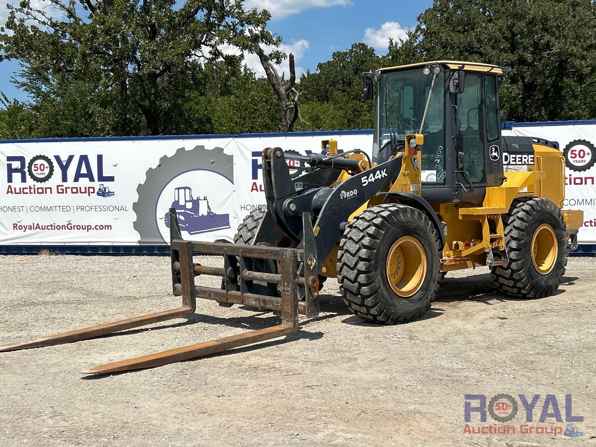 2015 John Deere 544K Articulated Wheel Loader (A52377)