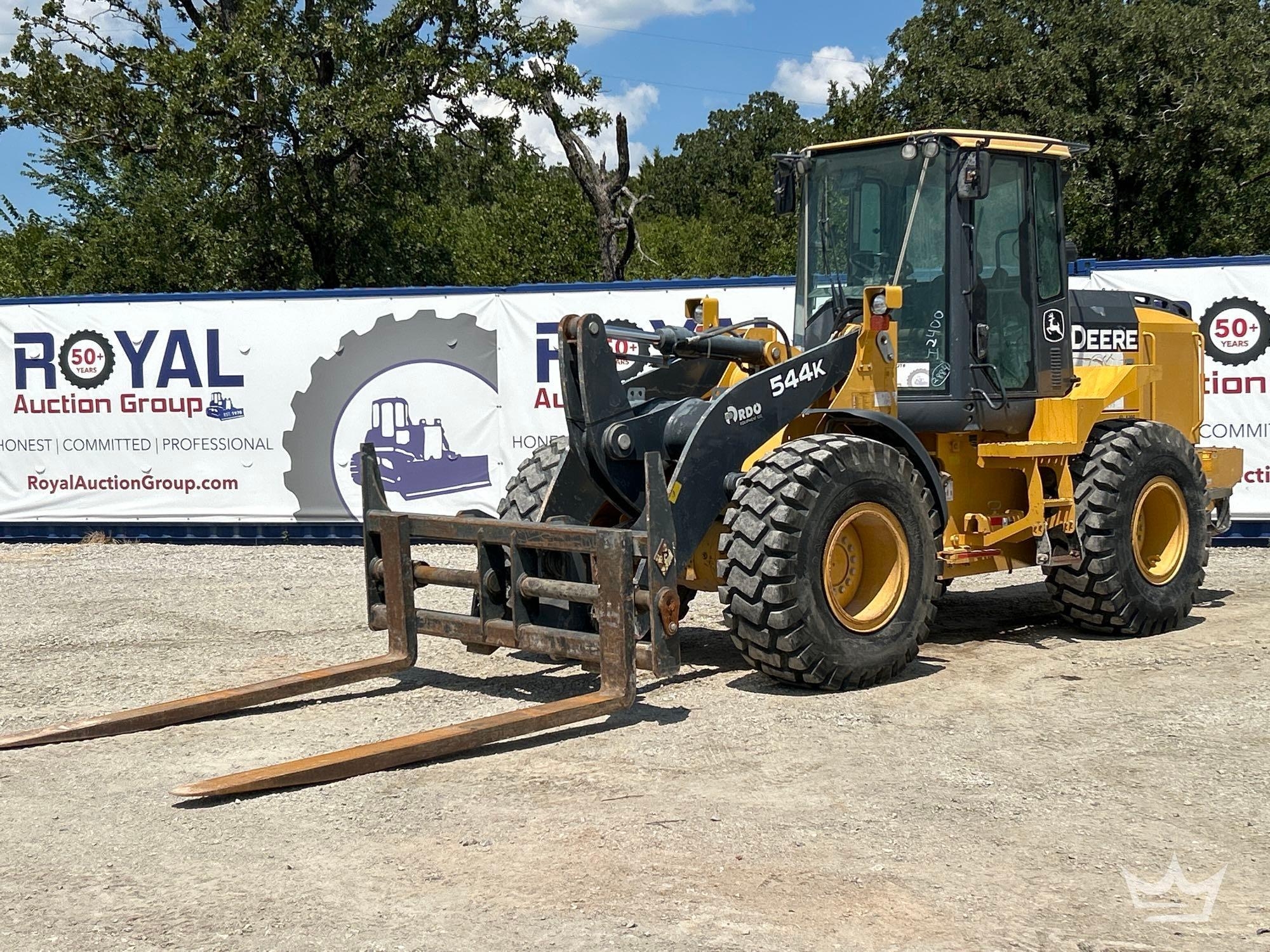 2015 John Deere 544K Articulated Wheel Loader (A55973)