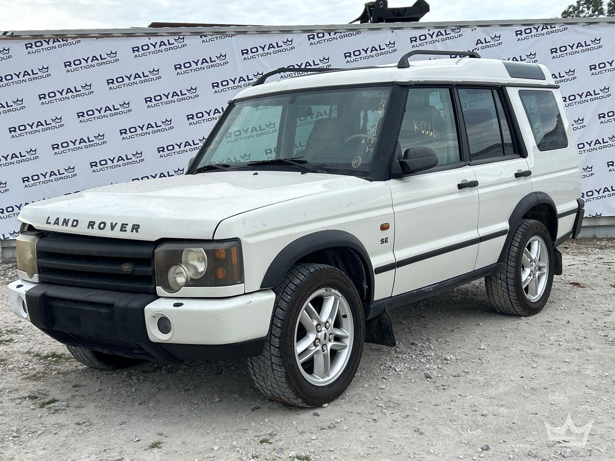 Year: 2003 Make: Land Rover Model: Discovery Vehicle Type: Multipurpose Vehicle (MPV) Mileage: (A59231)
