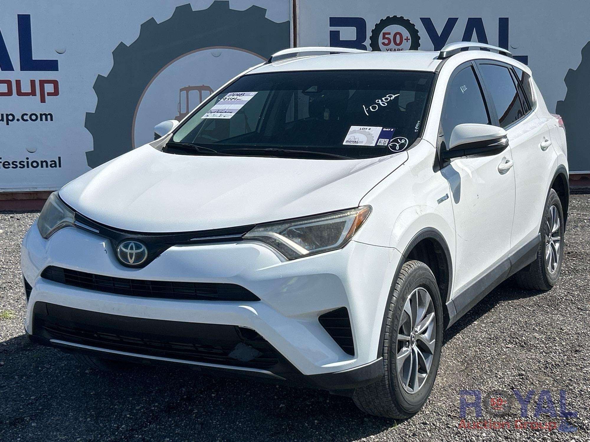 2018 Toyota RAV4 Hybrid XLE AWD SUV (A50324)