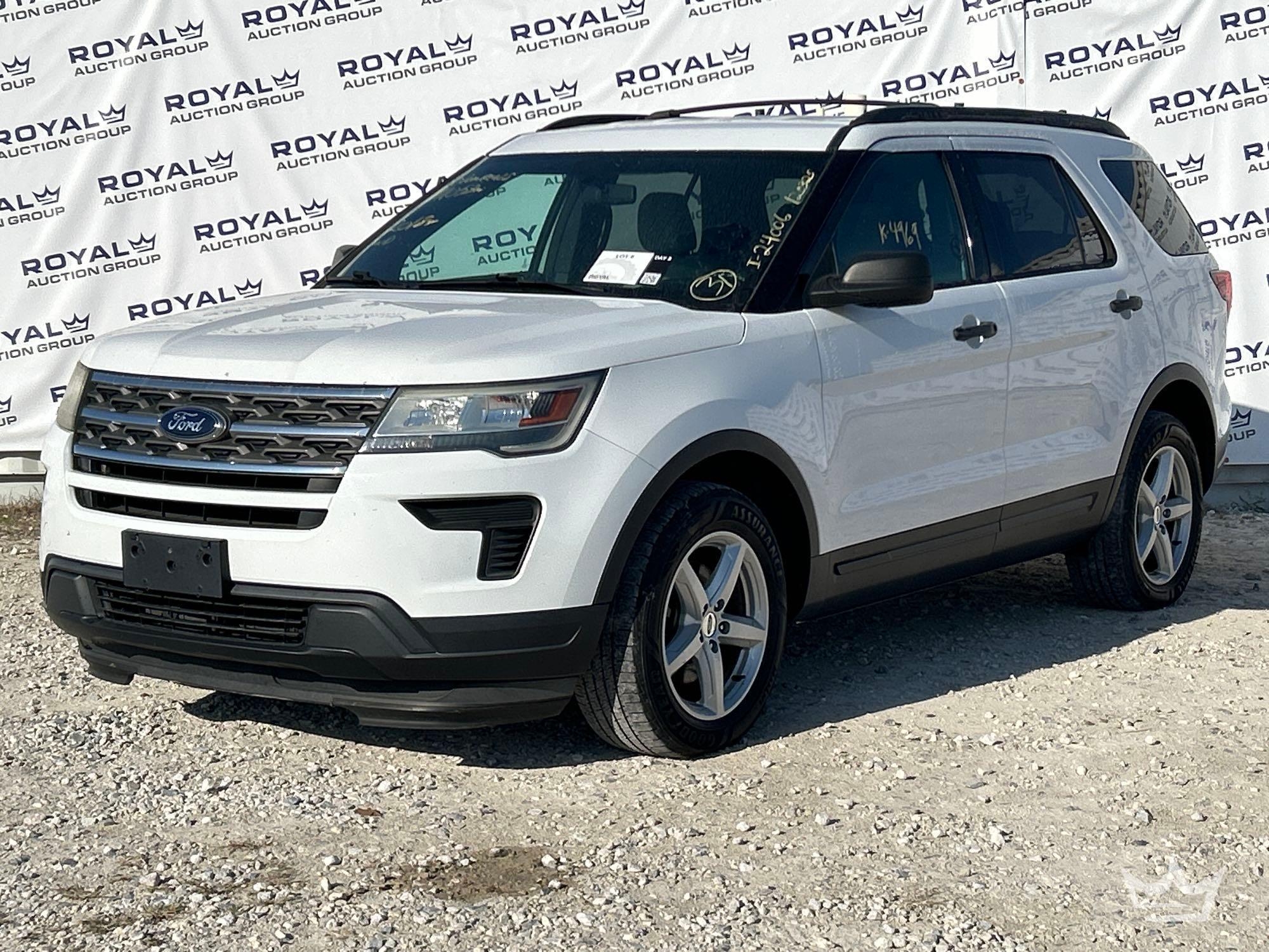 Year: 2018 Make: Ford Model: Explorer Vehicle Type: Multipurpose Vehicle (MPV) Mileage: Plate: Body (A59231)