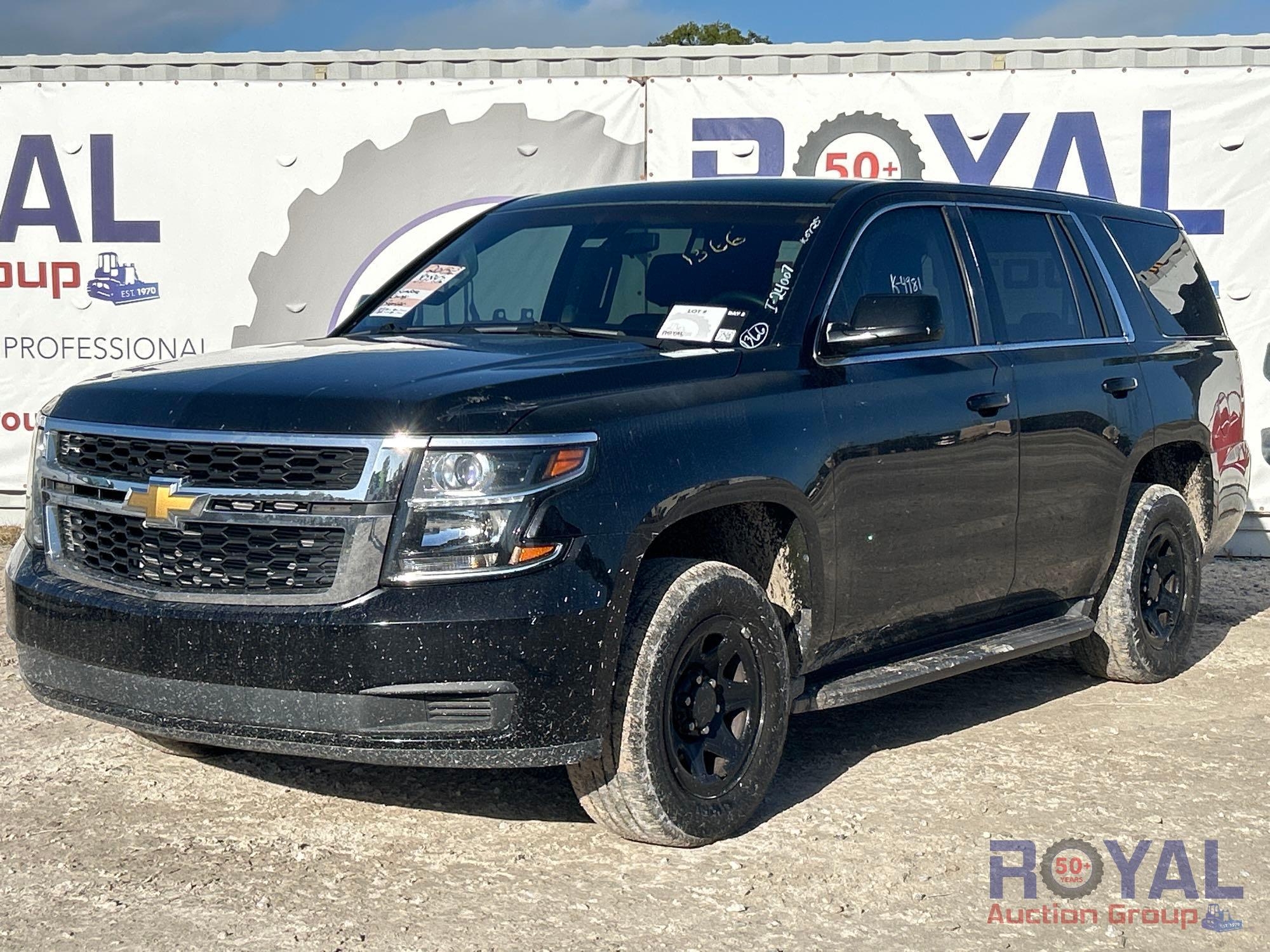 Year: 2015 Make: Chevrolet Model: Tahoe Vehicle Type: Multipurpose Vehicle (MPV) Mileage: Plate: (A55853)