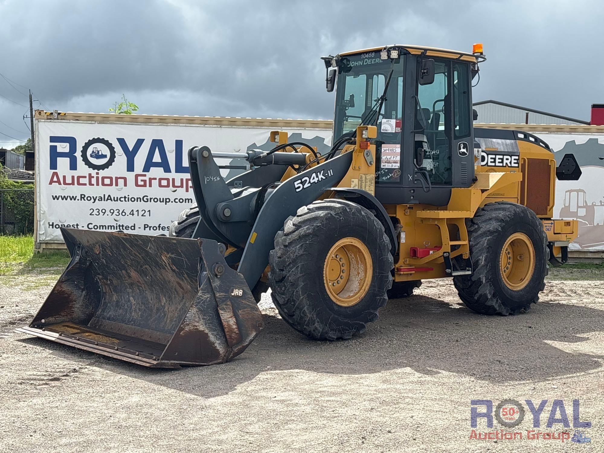 2018 John Deere 524K-II Articulated Wheel Loader (A50322)