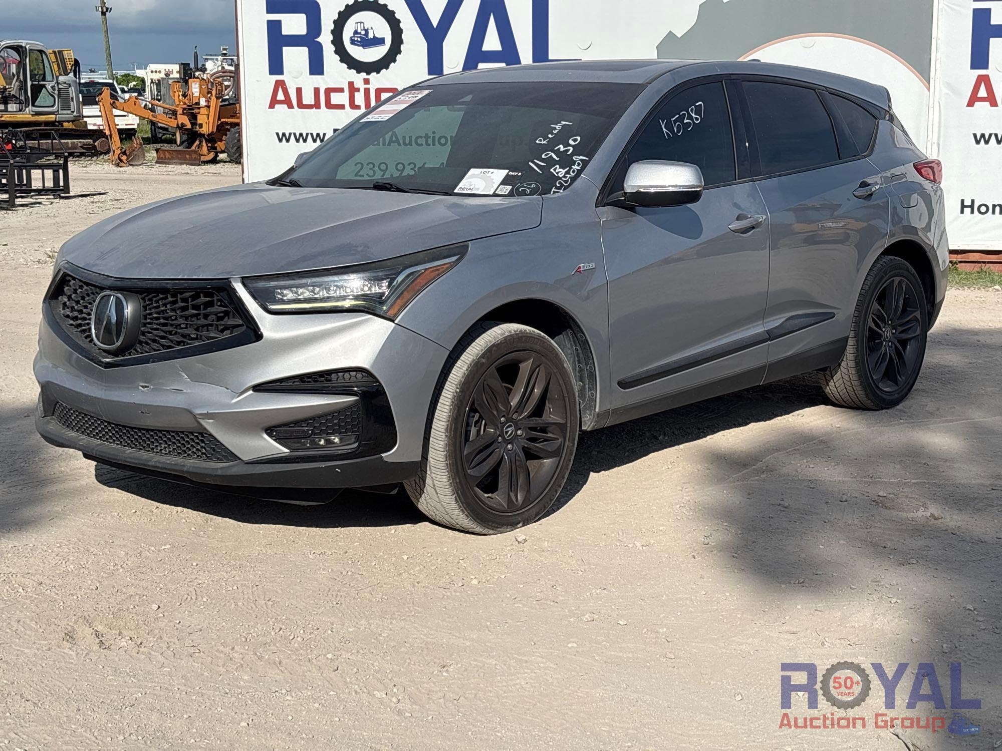 Year: 2021 Make: Acura Model: RDX Vehicle Type: Multipurpose Vehicle (MPV) Mileage: 57,499 Plate: (A50324)