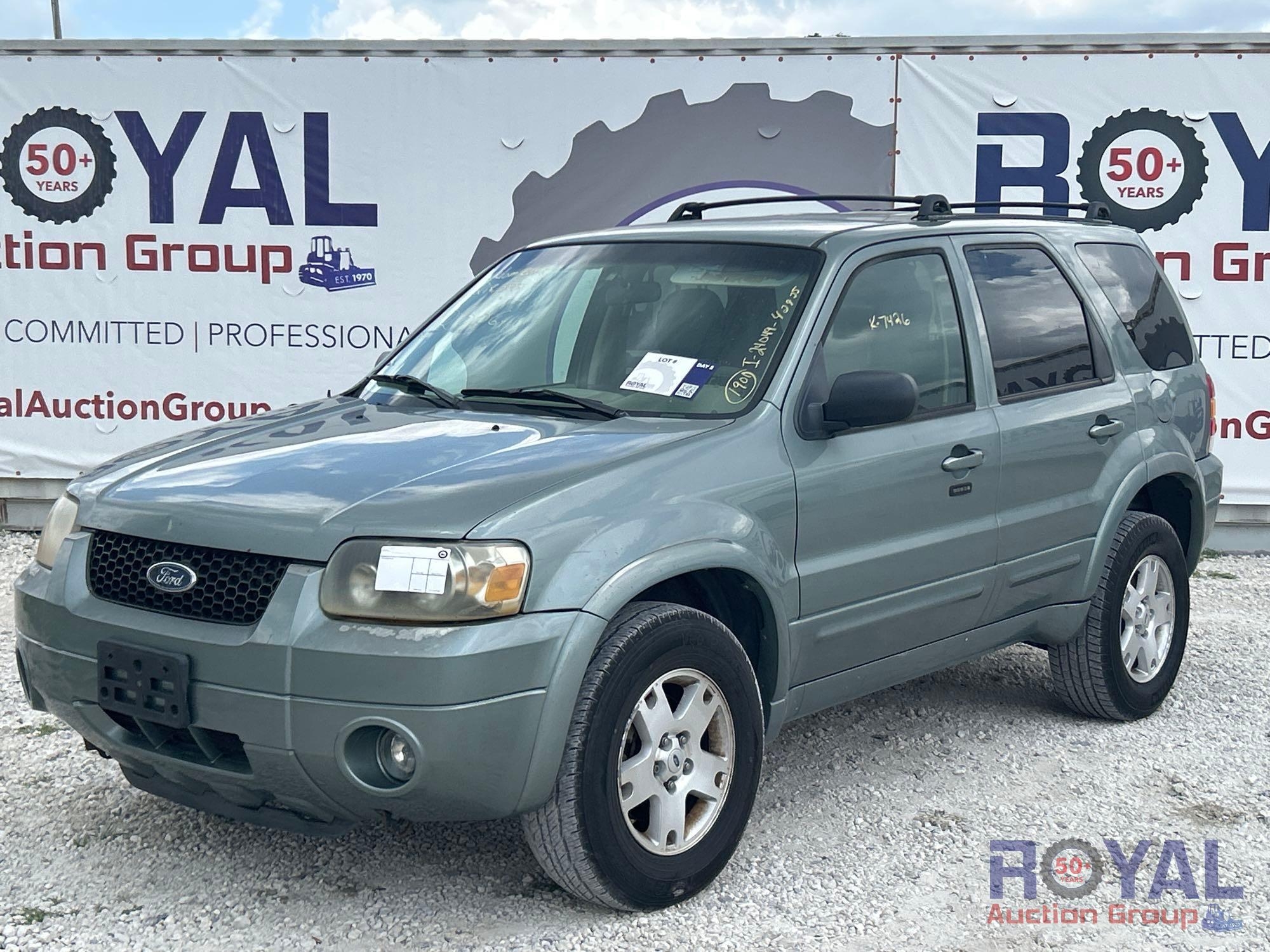 Year: 2006 Make: Ford Model: Escape Vehicle Type: Multipurpose Vehicle (MPV) Mileage: 218,395 Pla... (A44572)