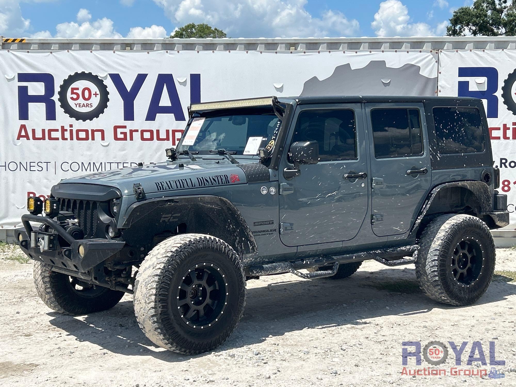 2015 Jeep Wrangler Unlimited Sport 4x4 SUV (A51694)