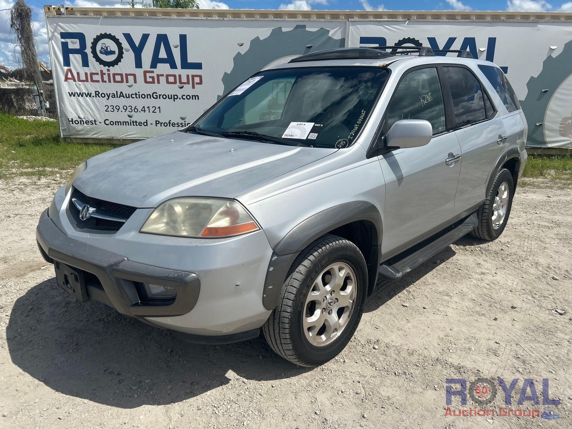 2001 Acura MDX SUV (A55758)