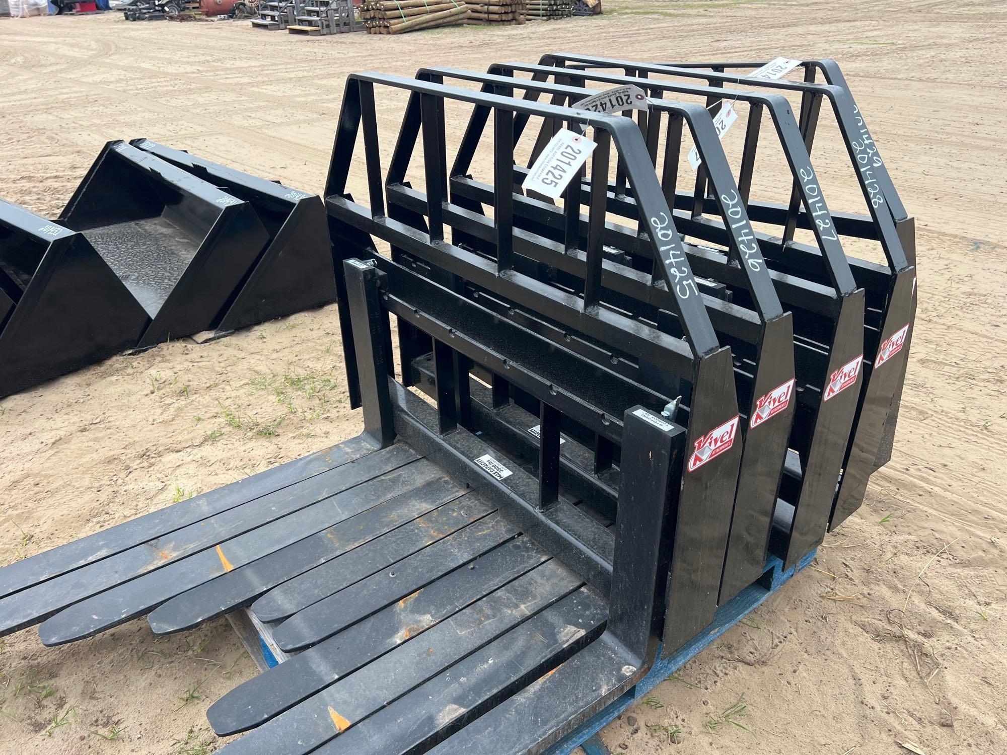 UNUSED KIVEL 3500# PALLET FORKS (A54757)