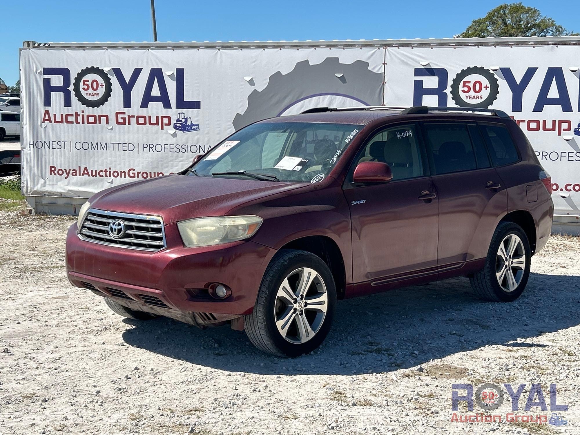 2009 Toyota Highlander SUV (A55853)