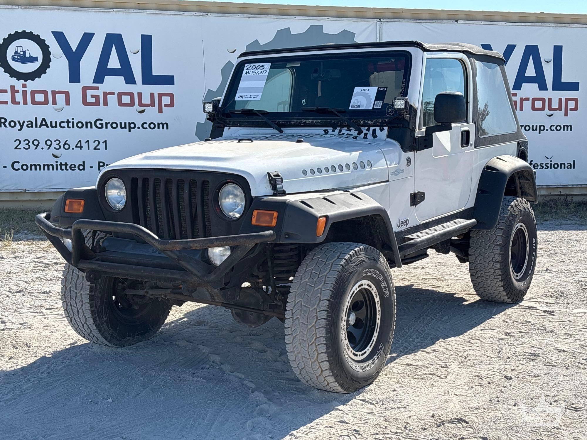2005 Jeep Wrangler 4X4 SUV (A56859)