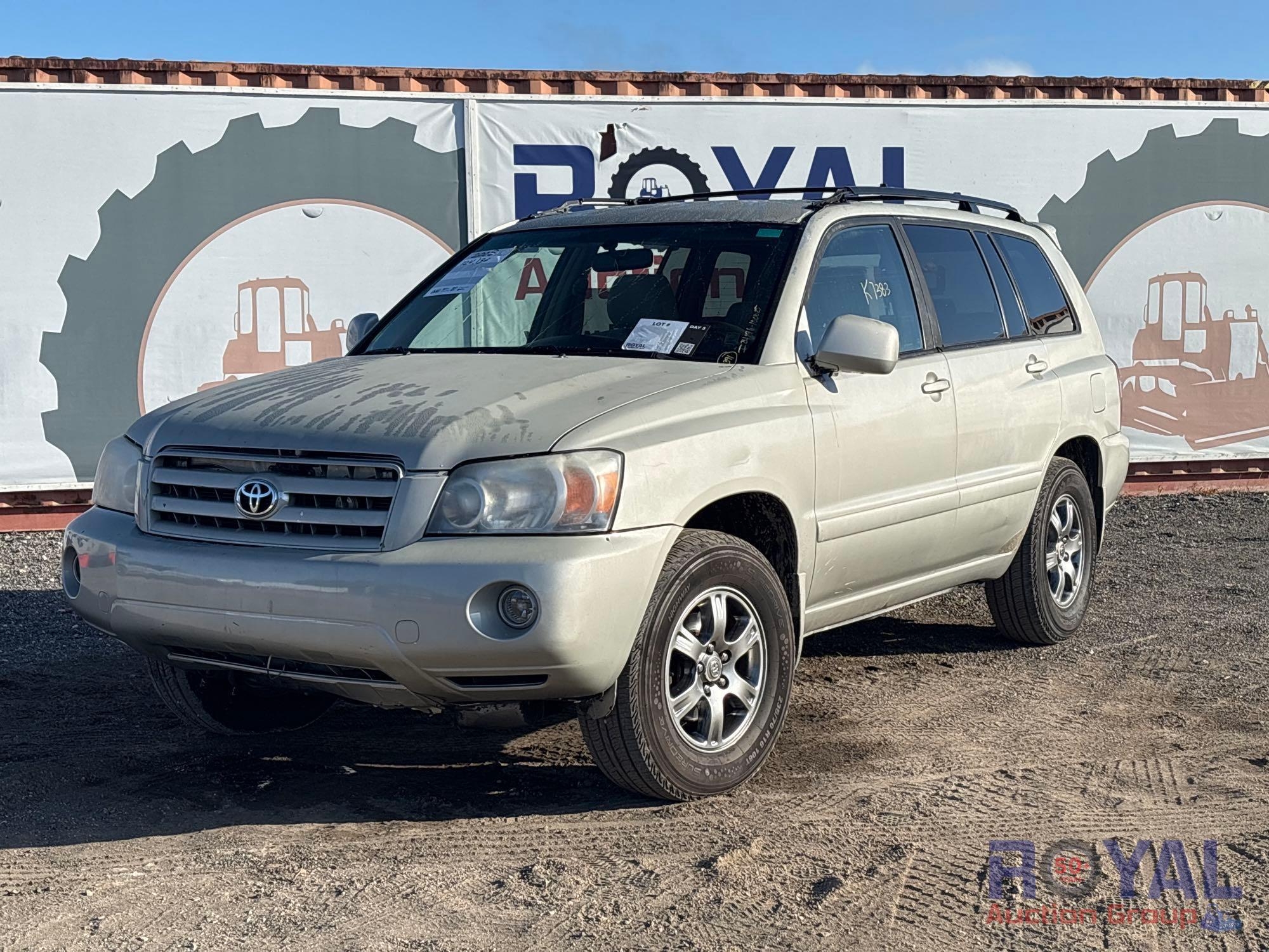 2005 Toyota Highlander SUV (A55758)