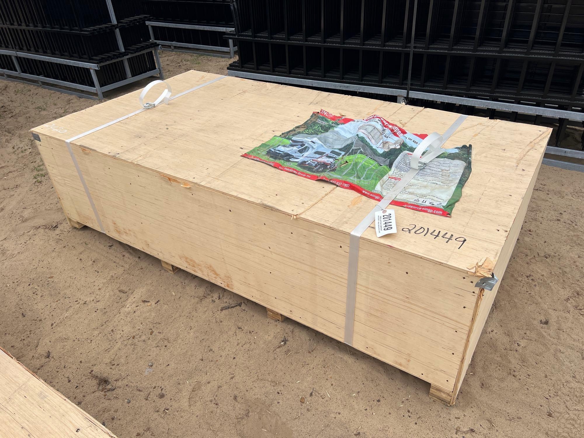 UNUSED EINGP MSC2020F 20' X 20' ALL-STEEL CARPORT (A54757)