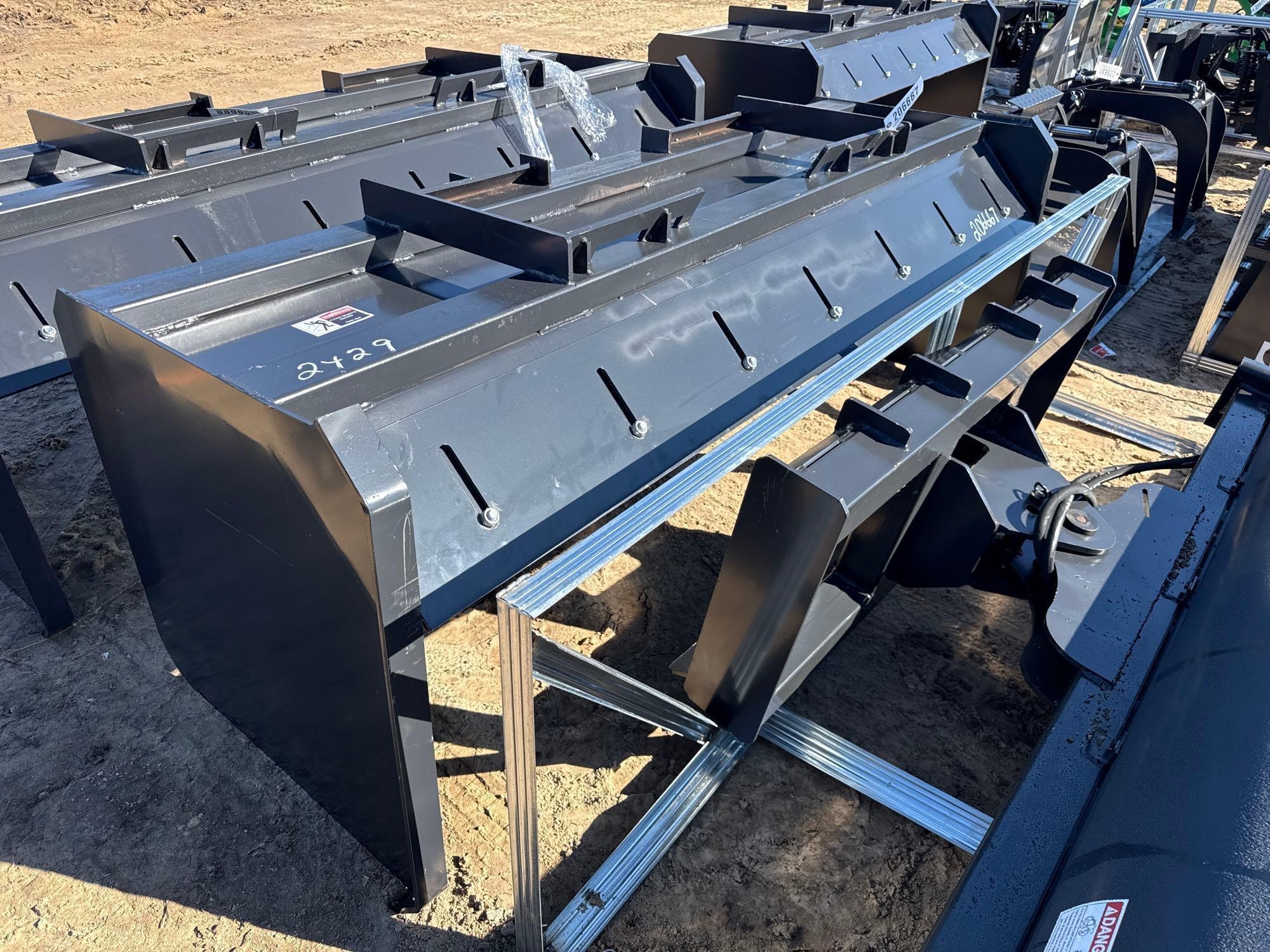 UNUSED JCT 84" SNOW PUSHER (A58376)