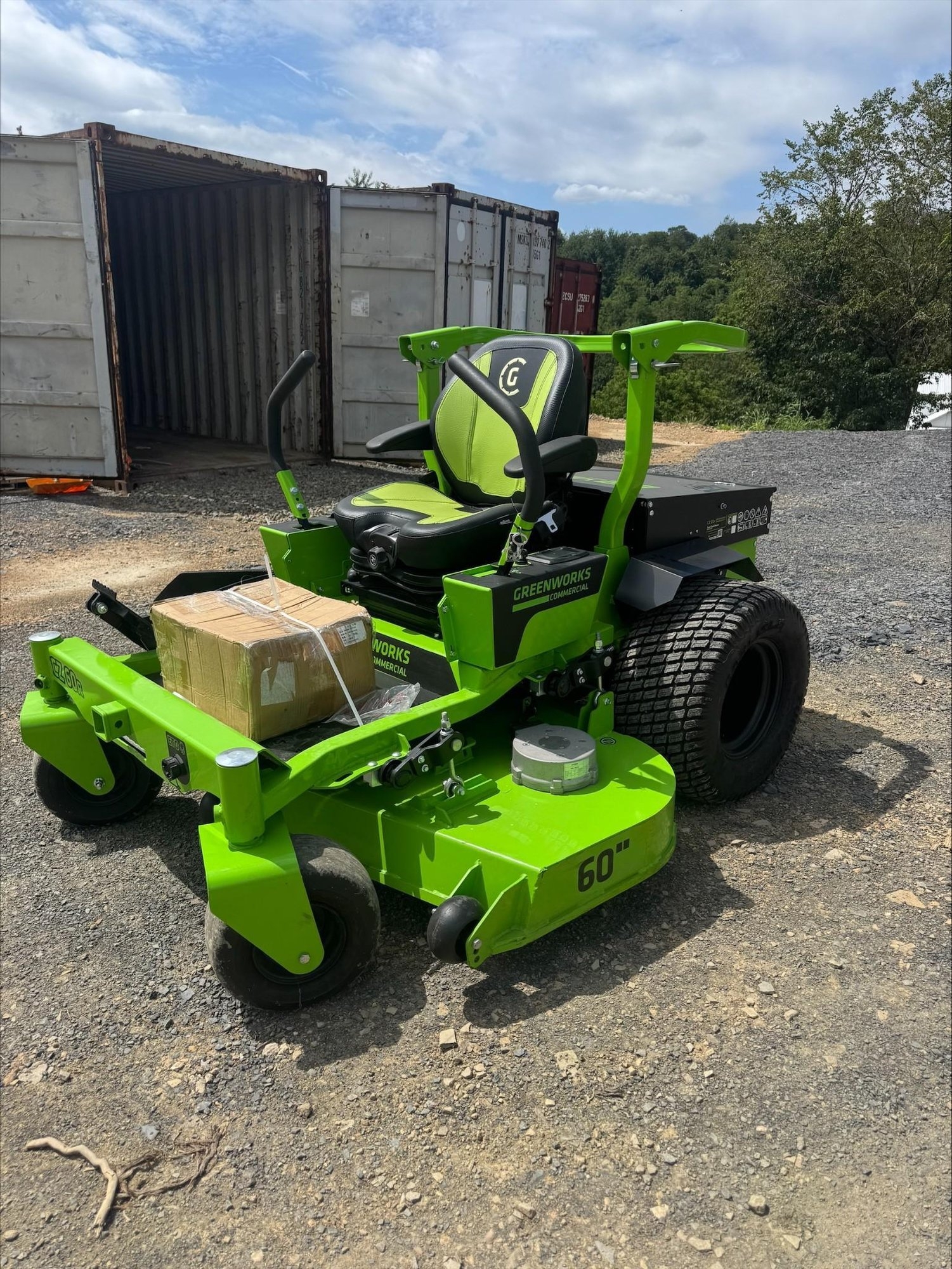 Greenworks Commercial 82V CZ60R Zero-Turn Mower- BRAND NEW, NEVER USED (A53473)