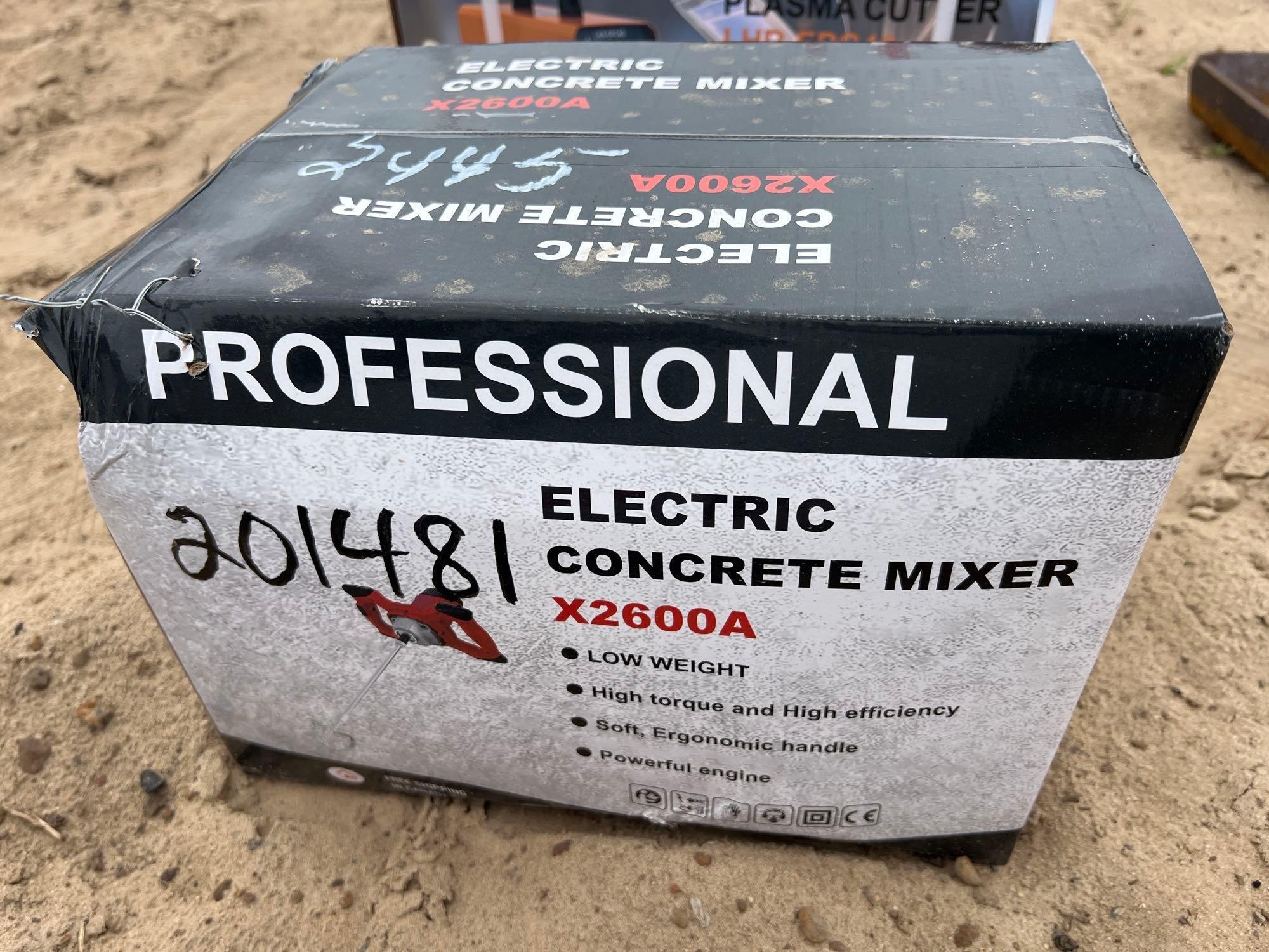 UNUSED PROFESSIONAL X2600A ELECTRIC CONCRETE MIXER (A54757)