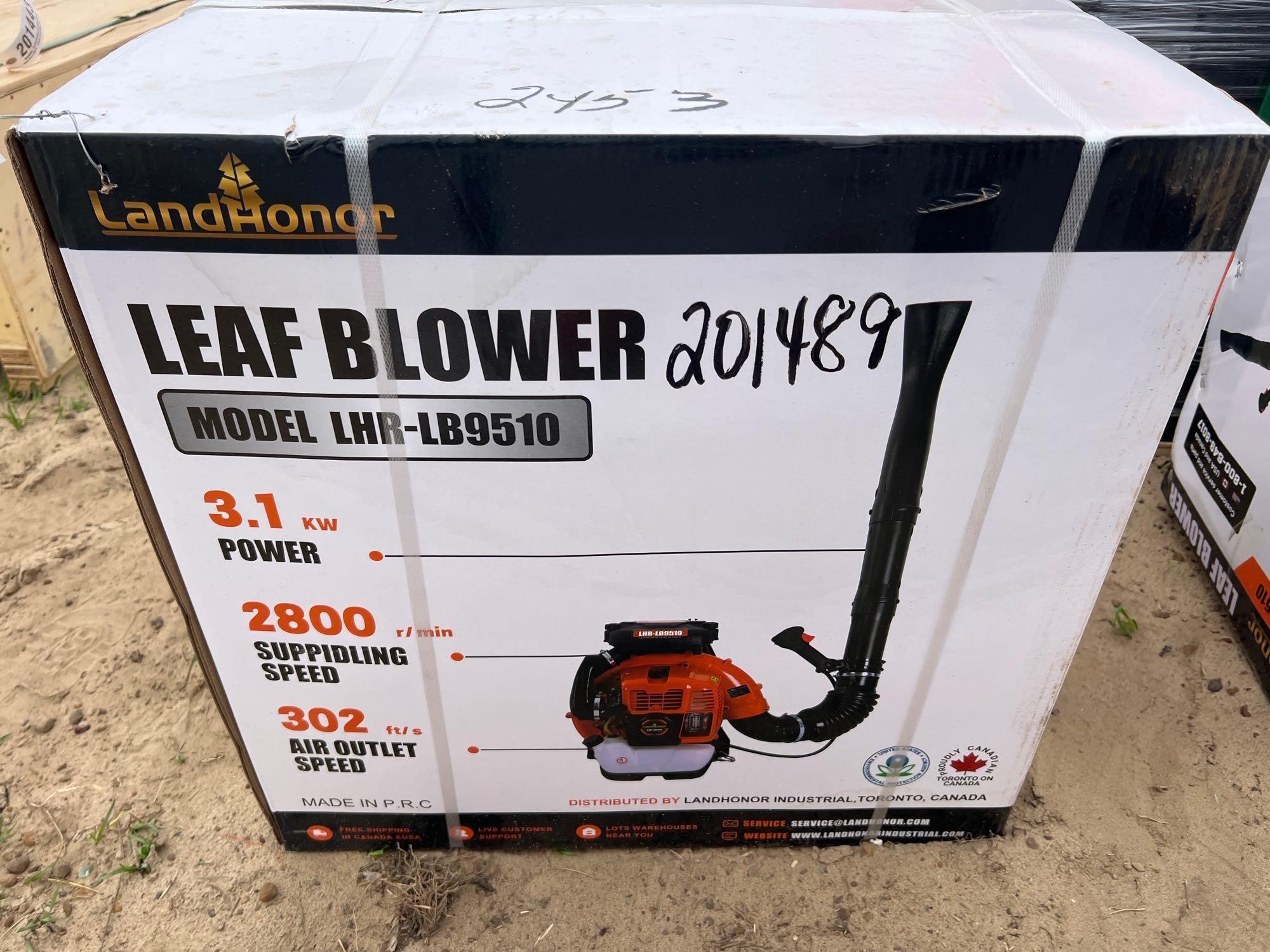 UNUSED LANDHONOR LHR-LB9510 GAS LEAF BLOWER (A54757)