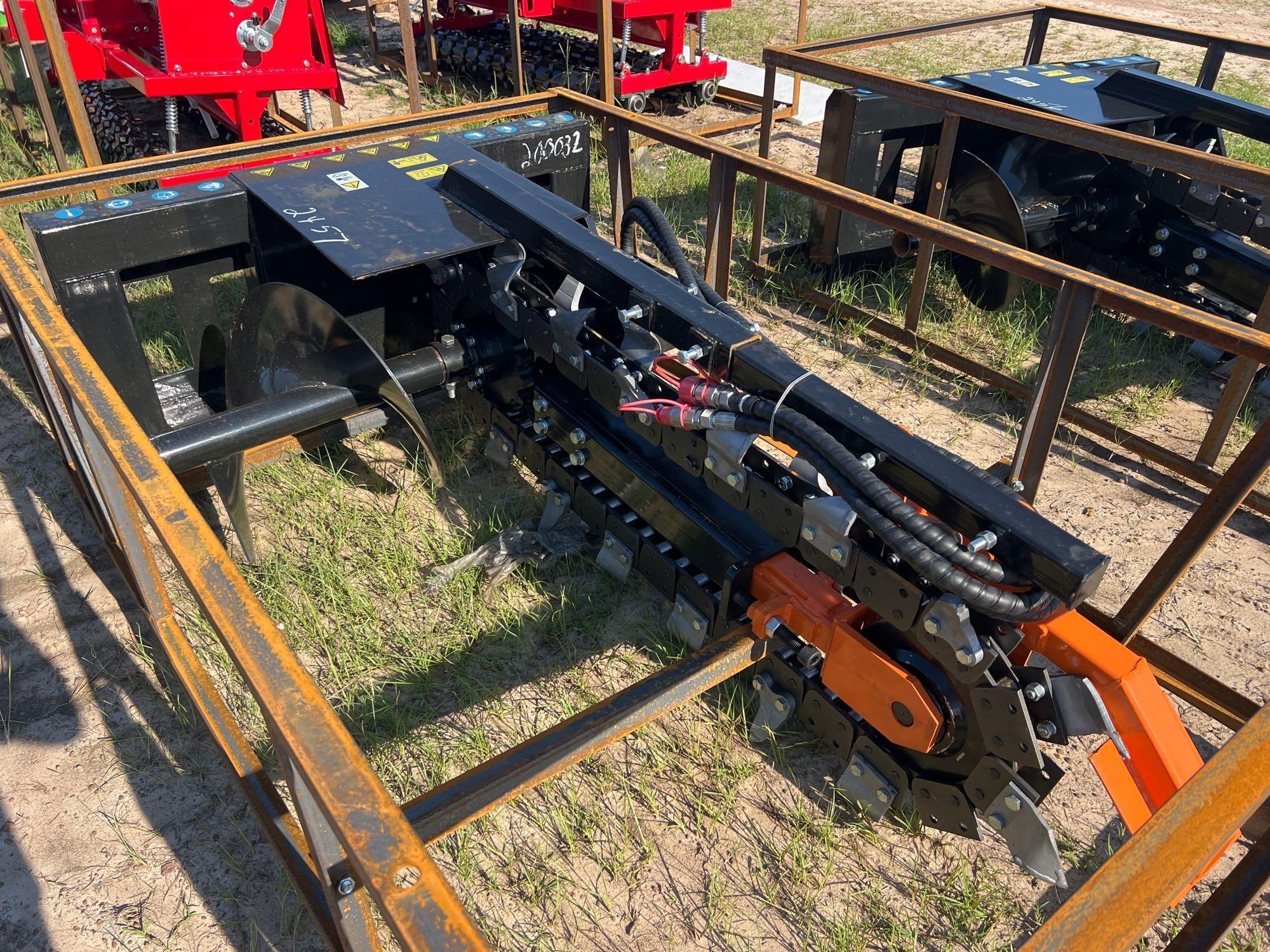 UNUSED MOWER KING ECSSCT72-72" HYD TRENCHER (A51248)