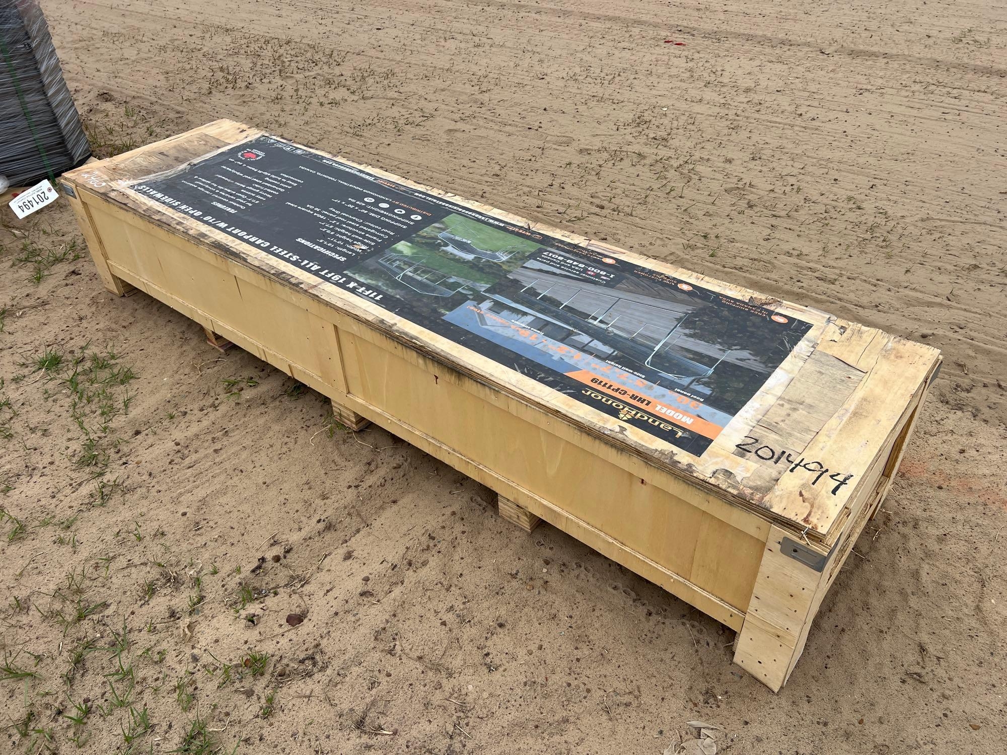 UNUSED LANDHONOR 11' X 19' ALL-STEEL CARPORT (A54757)