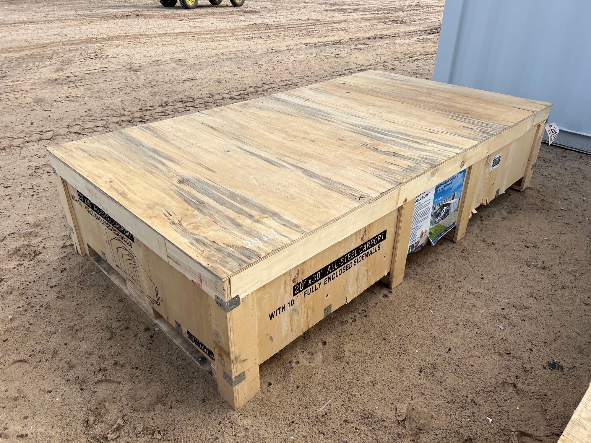 UNUSED SDLANCH SDLC2030FT-20'X30' CARPORT (A60432)