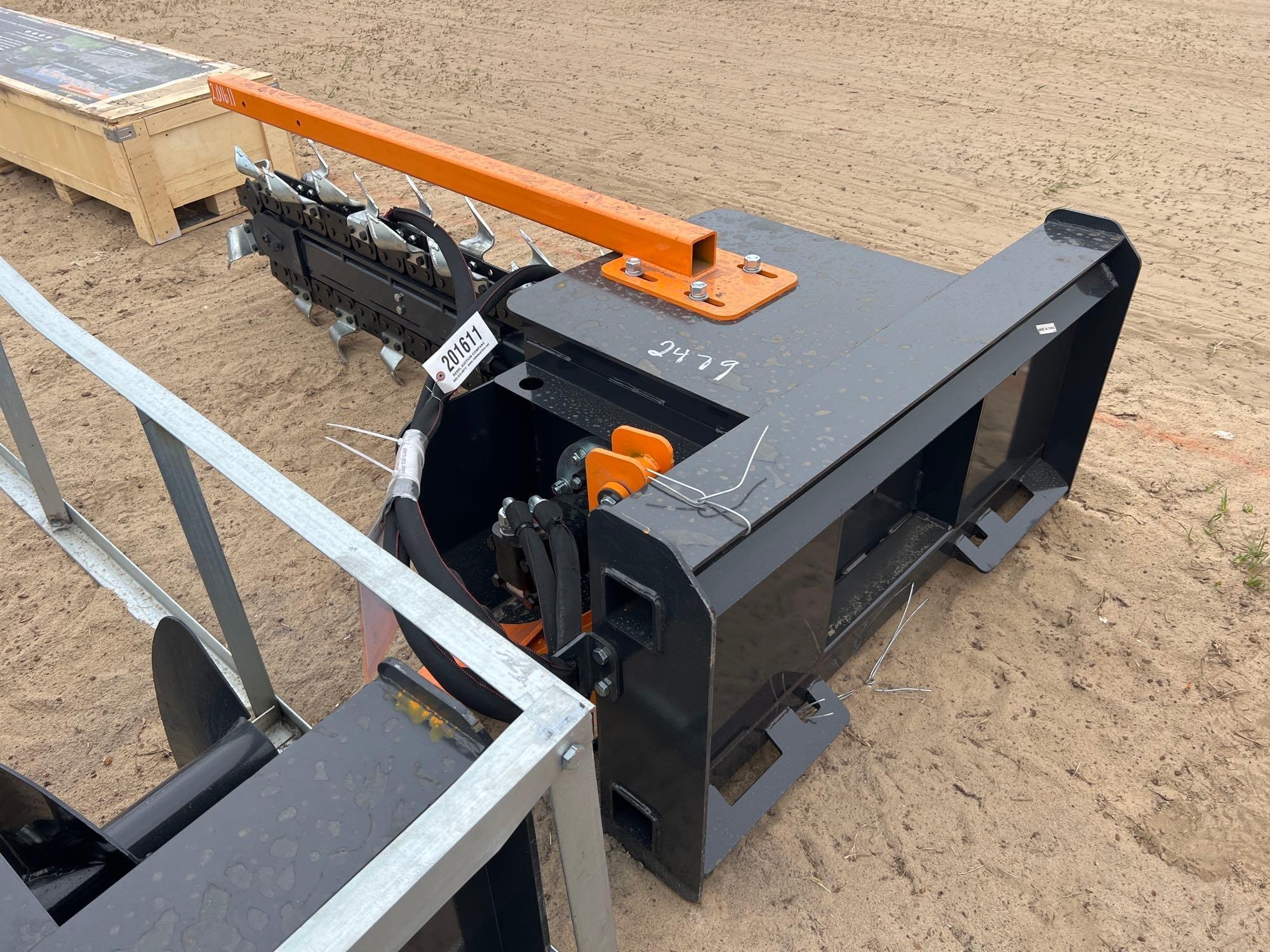 UNUSED WOLVERINE TCR-12-48H 48" HYD TRENCHER (A54757)