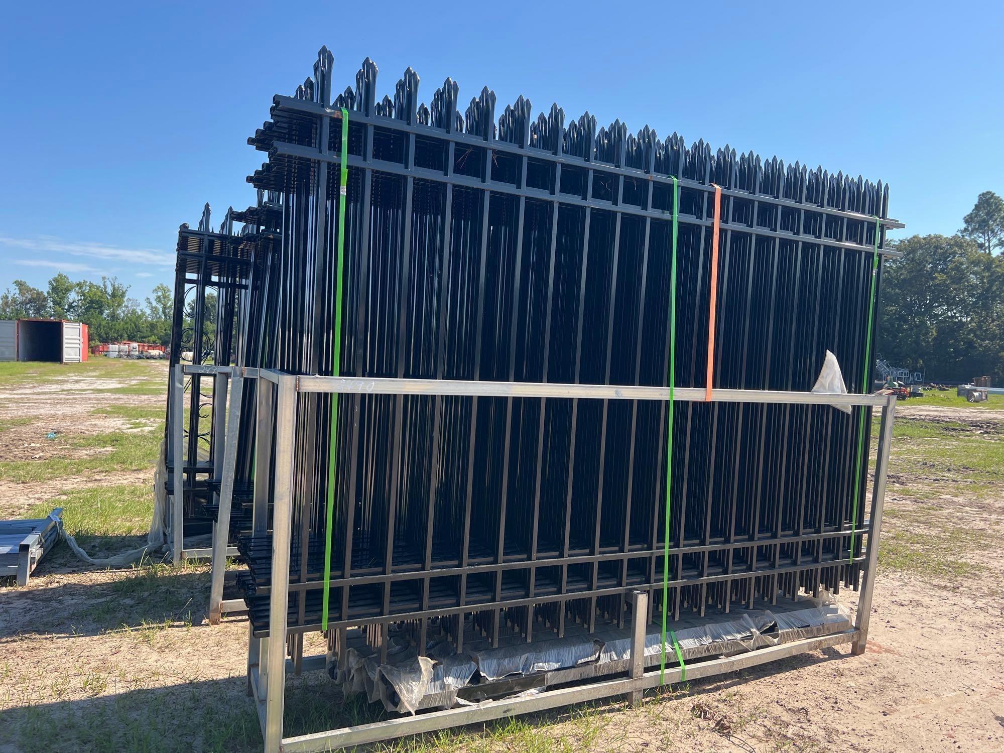 10' WROUGHT IRON SITE FENCE (A51248)
