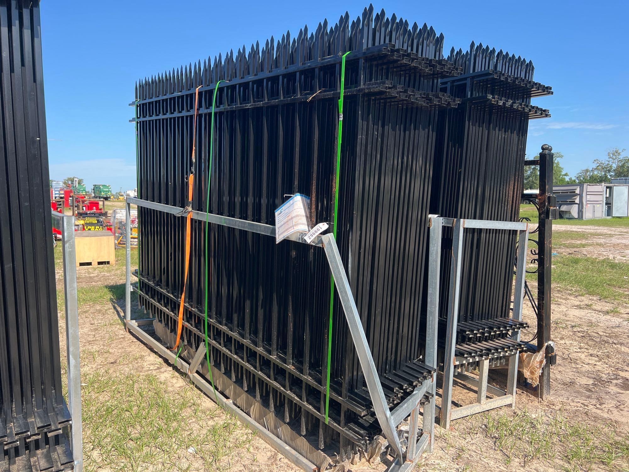 10' WROUGHT IRON SITE FENCE (A51248)