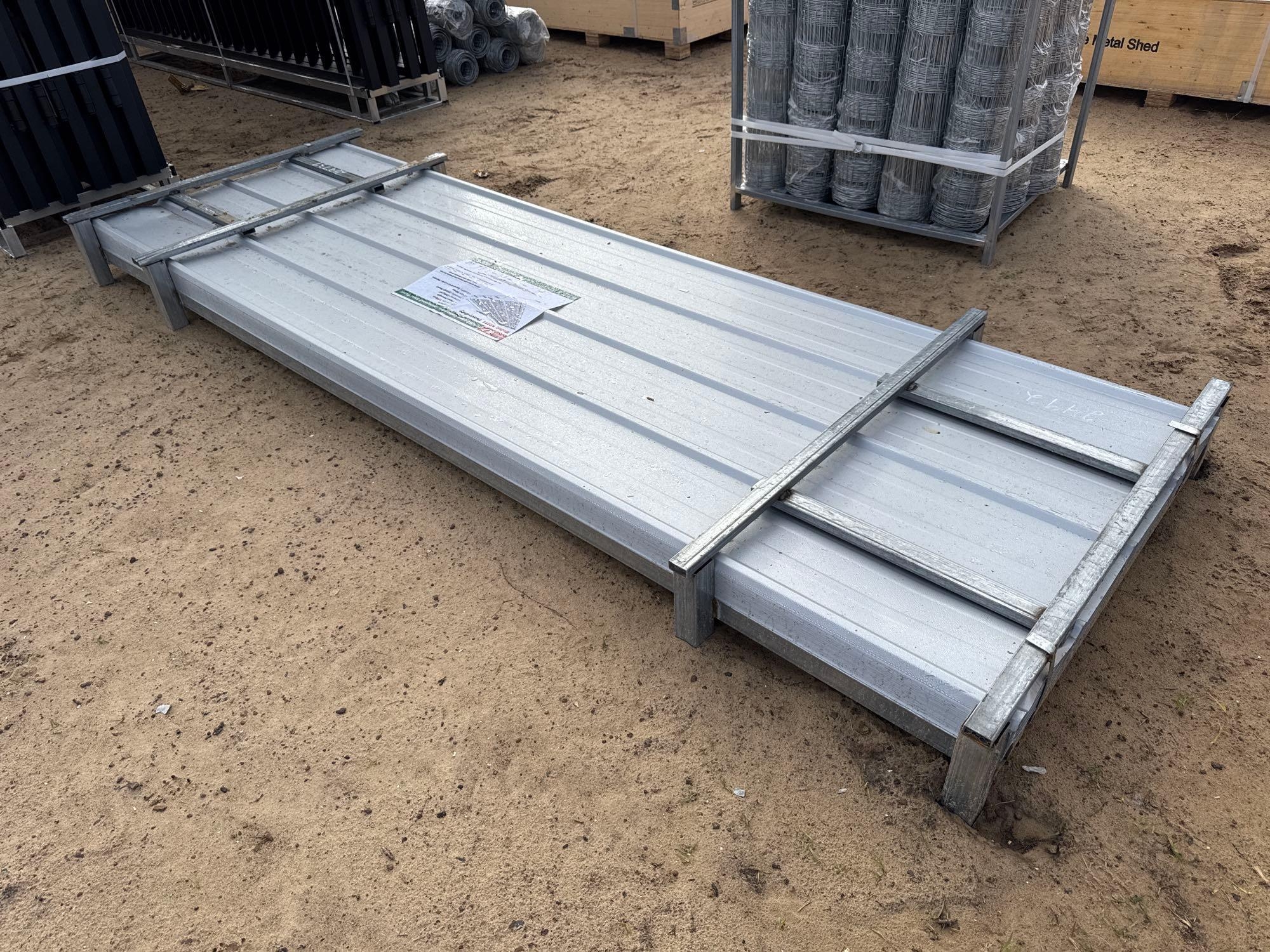 (100) UNUSED KJ K0311-10' GALVALUNE CORRUGATED (A60432)