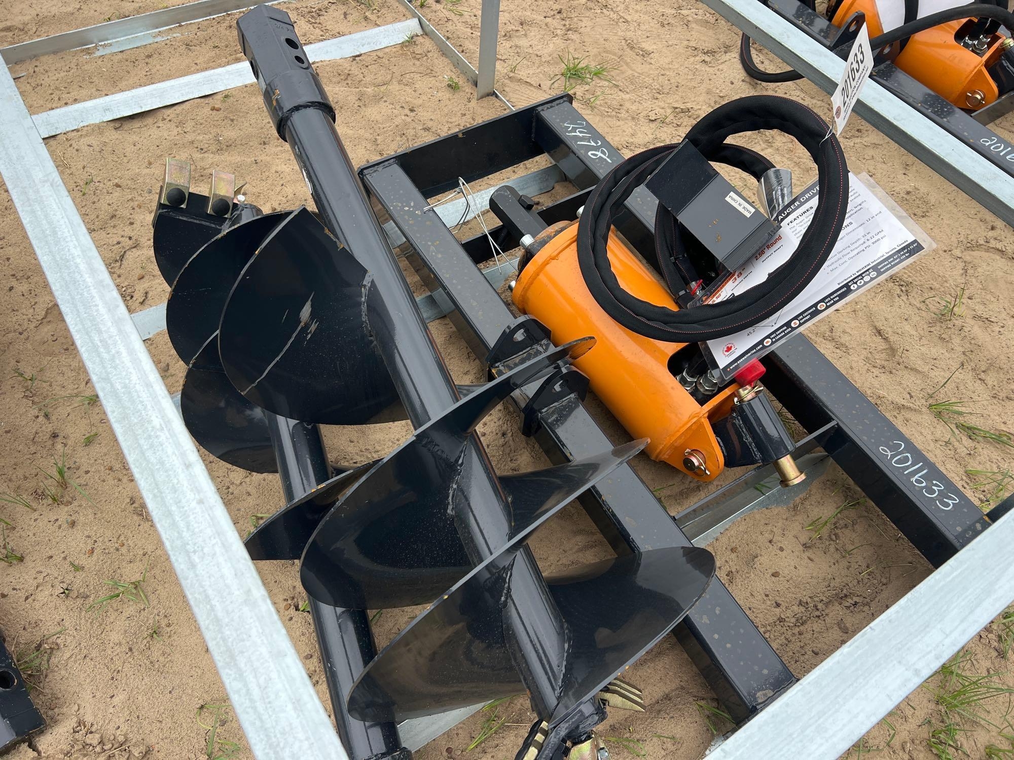 UNUSED WOLVERINE ADB-13-1218R HYD AUGER (A54757)