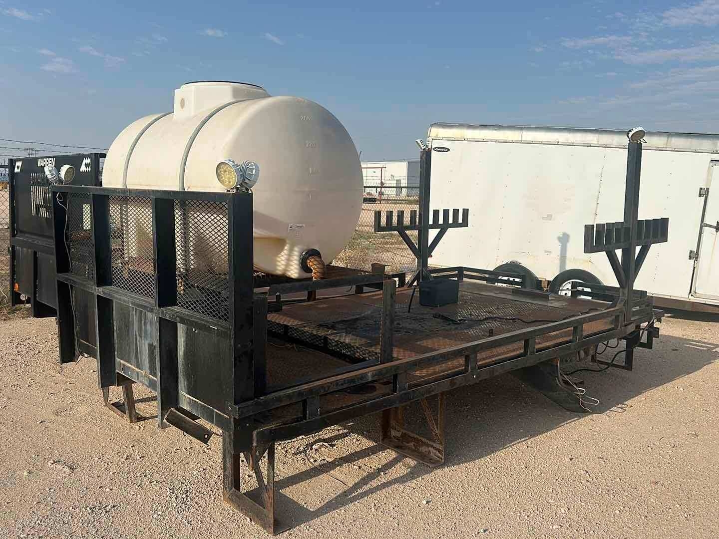 12 FLATBED W/ 300GAL WATER TANK (A47001)